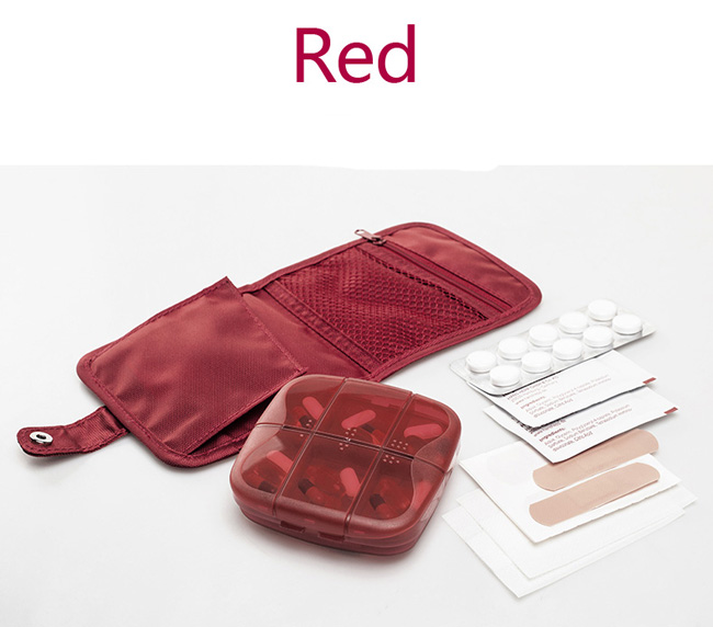 M Square - 旅行隨身藥盒急救包-十字藍