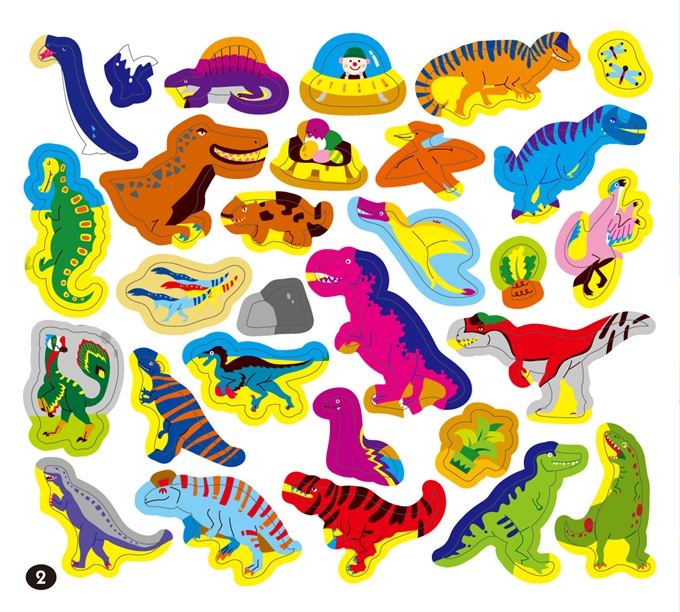 恐龍王國貼紙書-記憶力大考驗