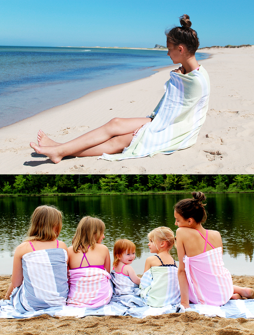 加拿大 lulujo - 幼童多用毯-粉色