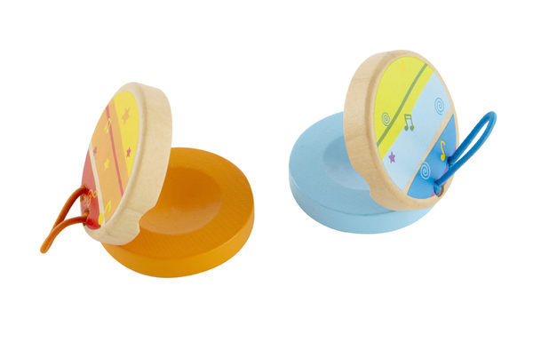 Hape - 音樂響板-顏色隨機-一入