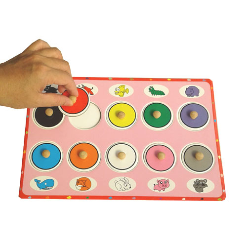 顏色點點名(益智學習手抓板)