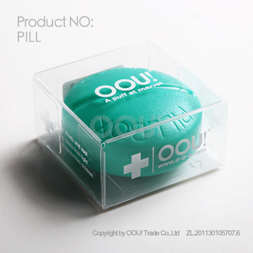 OOU - 四分格 隨身小藥盒-黃色