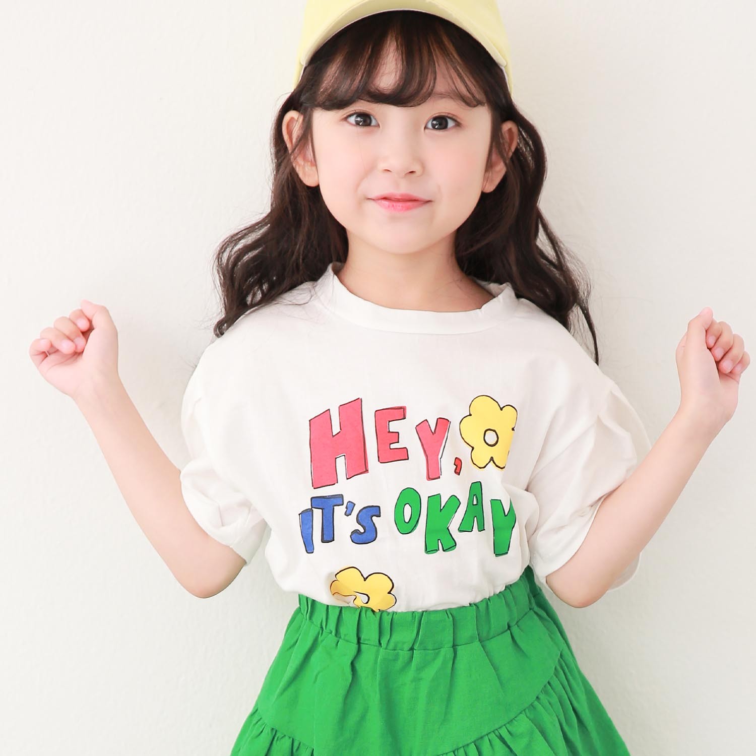 OK花花T-象牙白 (5號90-95cm])