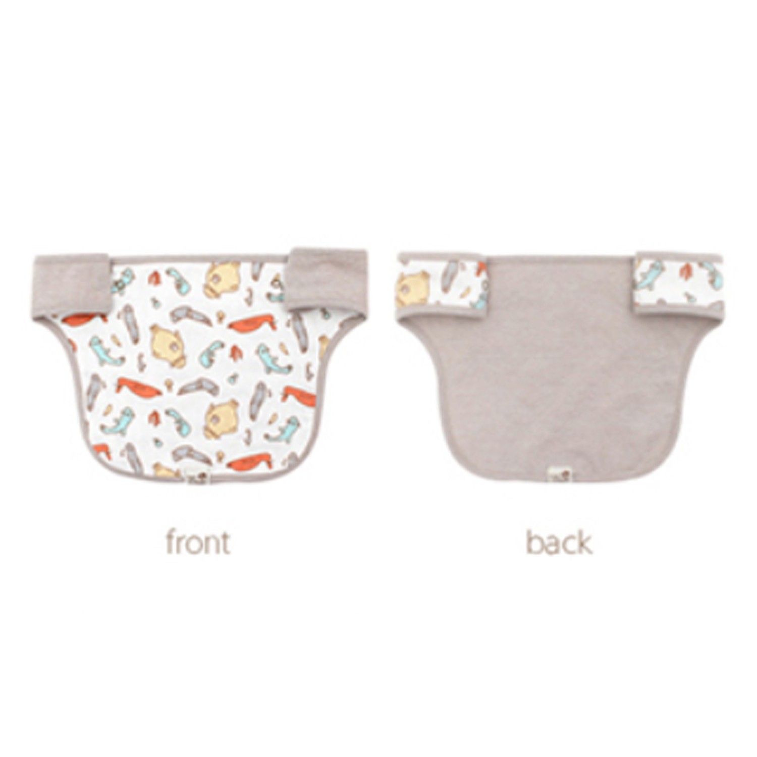 胸前口水巾-海豹寶寶