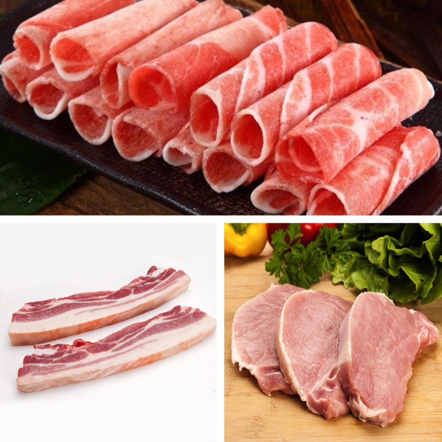中秋烤肉-熱銷家常組(梅花肉片300g/包+里肌厚片450g/包+五花肉條300g/包)