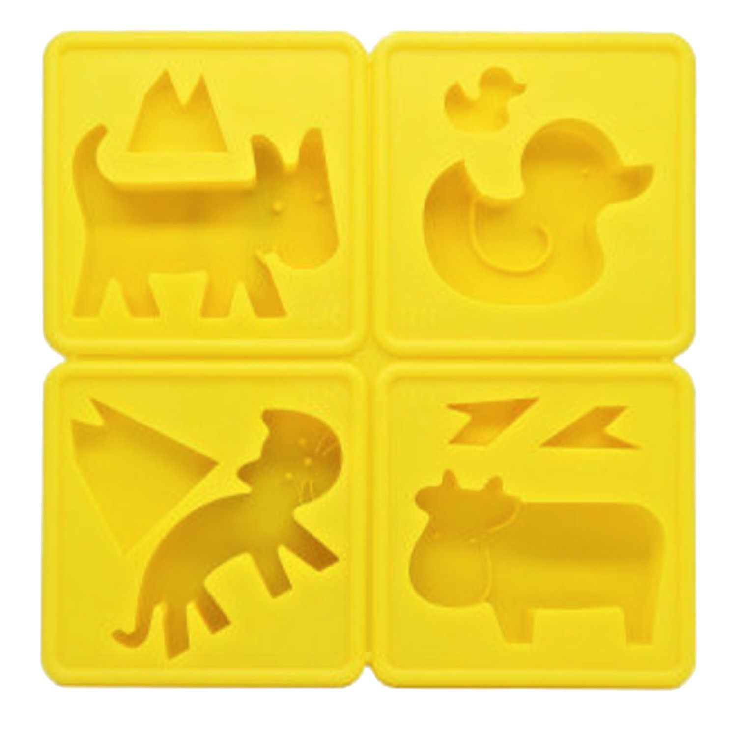 Story mold 可愛動物造型模組 (動物之家 - 黃)-黃