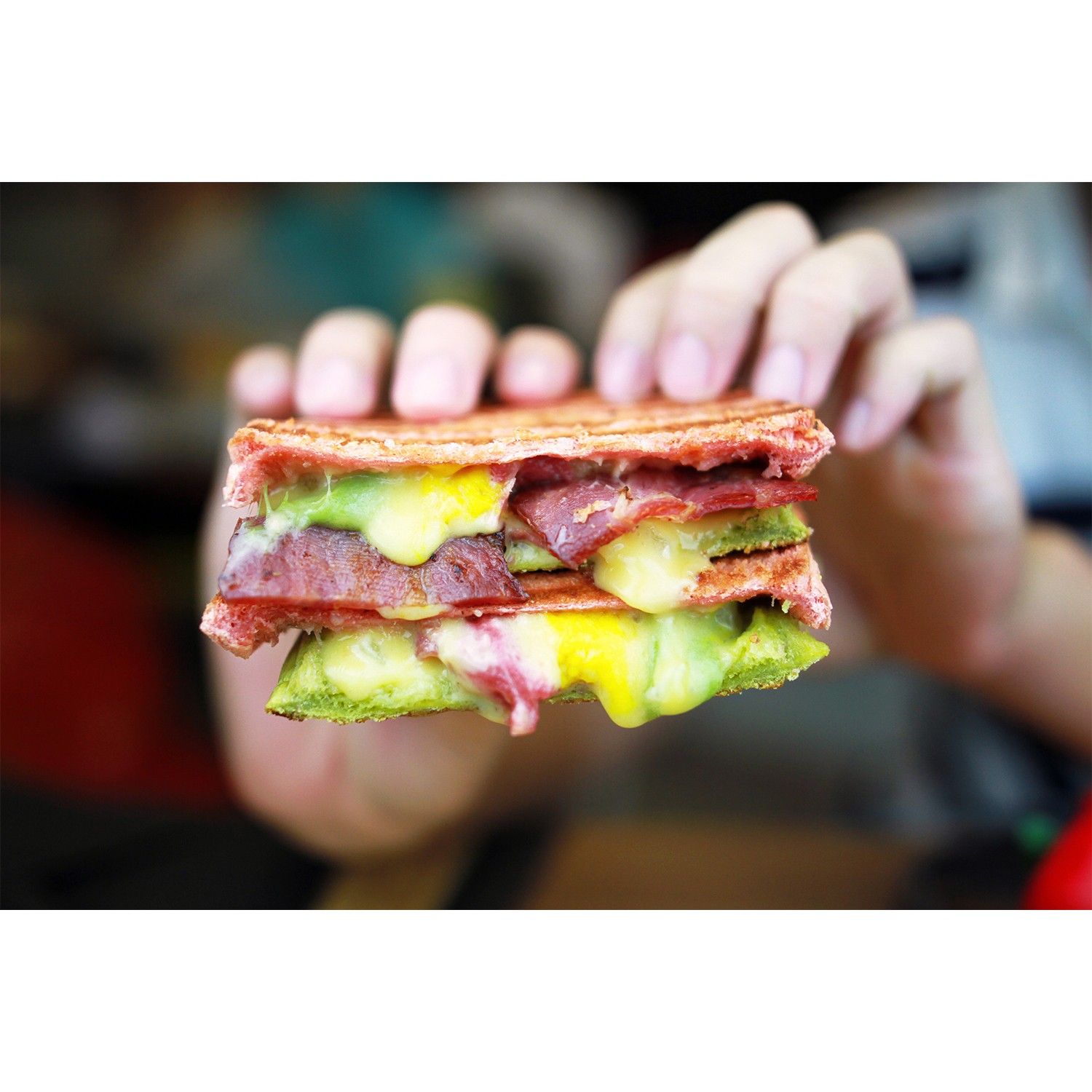 爆漿培根彩虹起士吐司-150g/1份