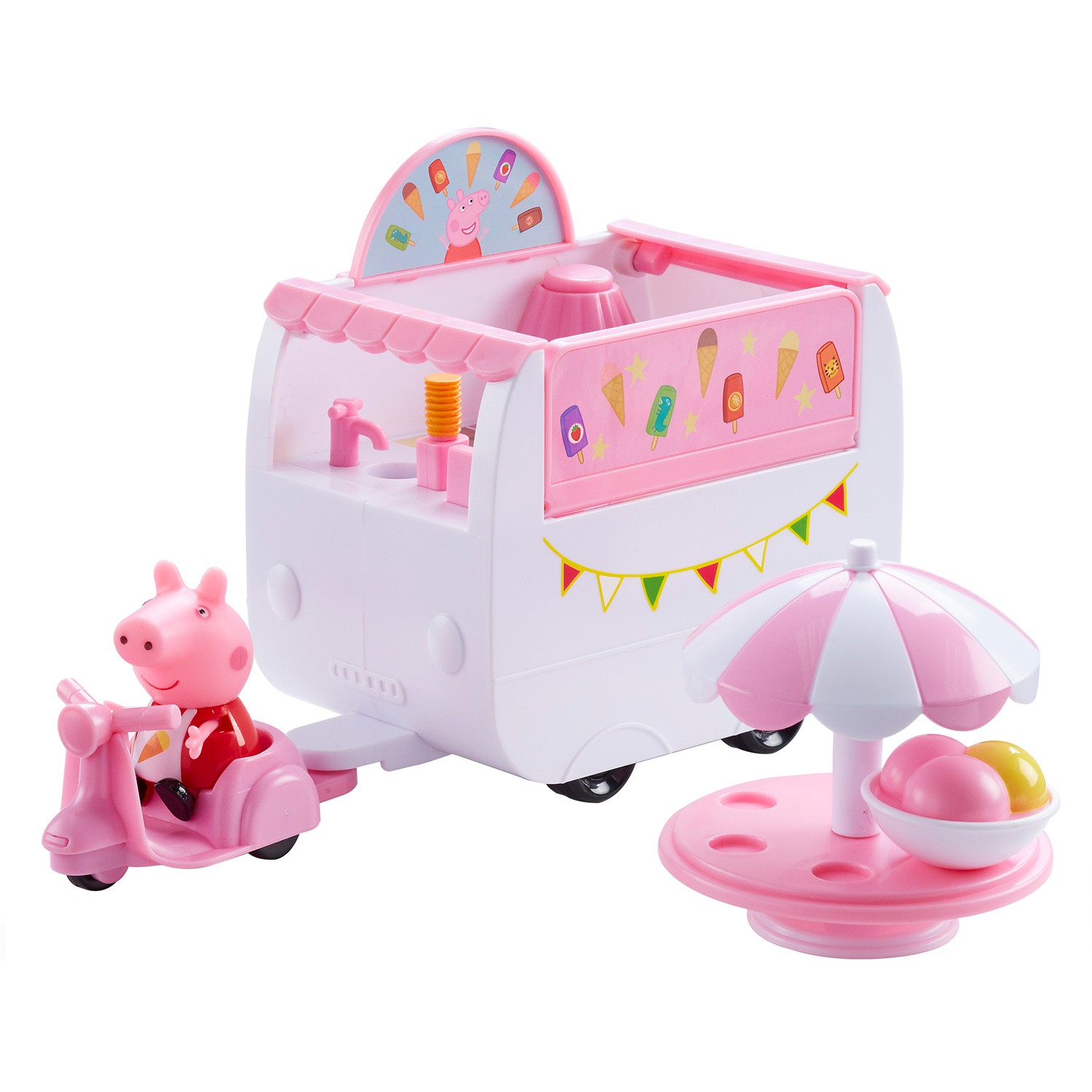 粉紅豬小妹-冰淇淋餐車組(新版-粉色)