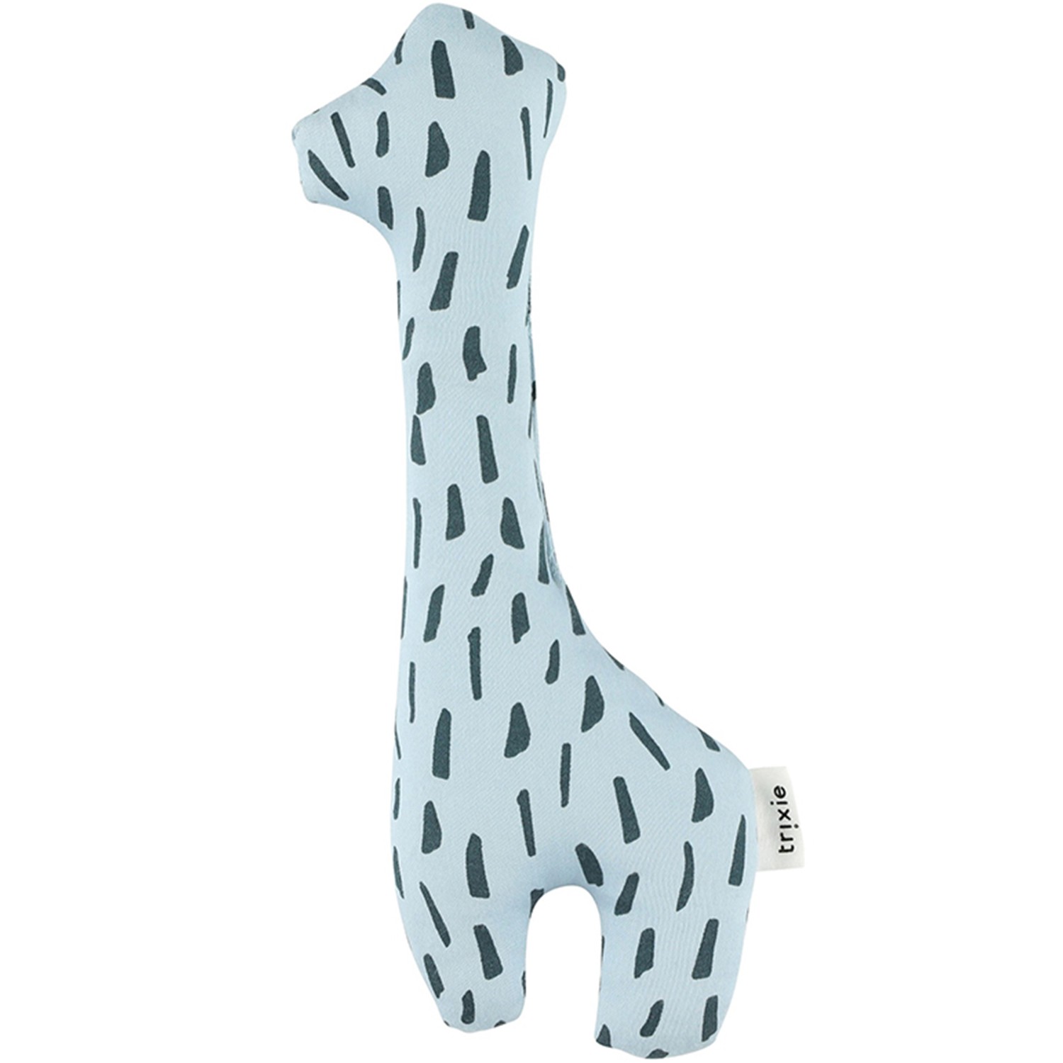 有機棉長頸鹿搖鈴-藍色森林