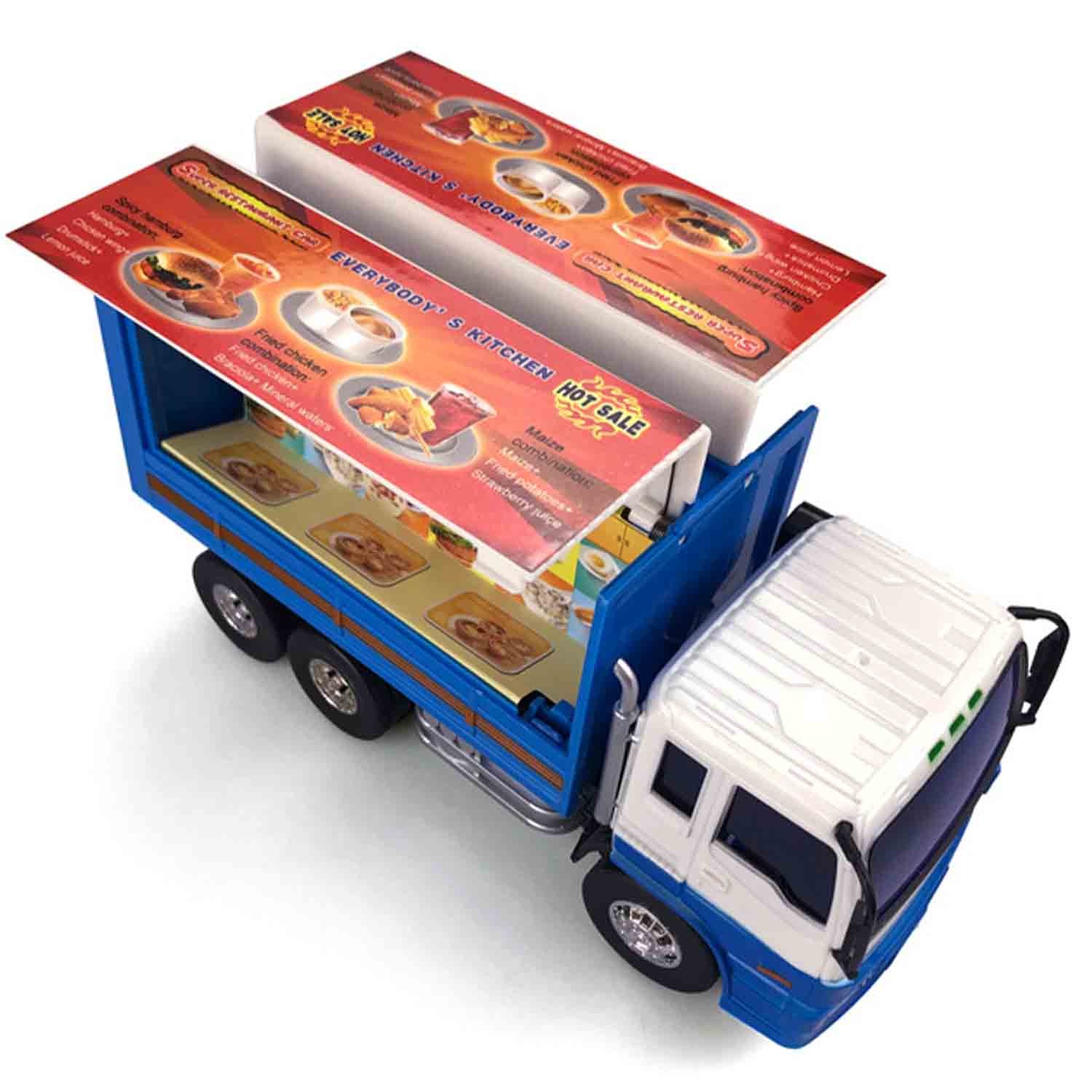 工程小車車-磨輪小型快餐車