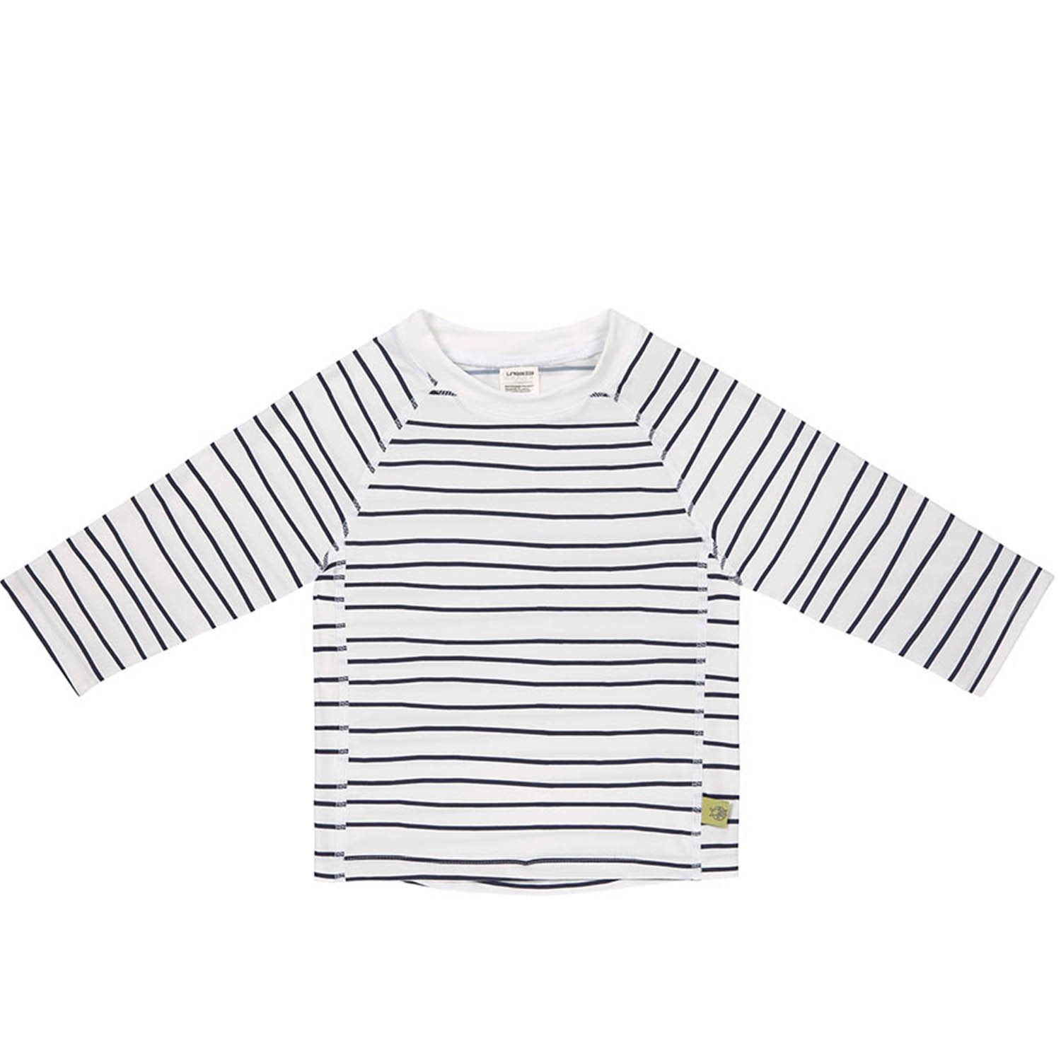 嬰幼兒抗UV長袖泳裝上衣-線條藍 (12個月)