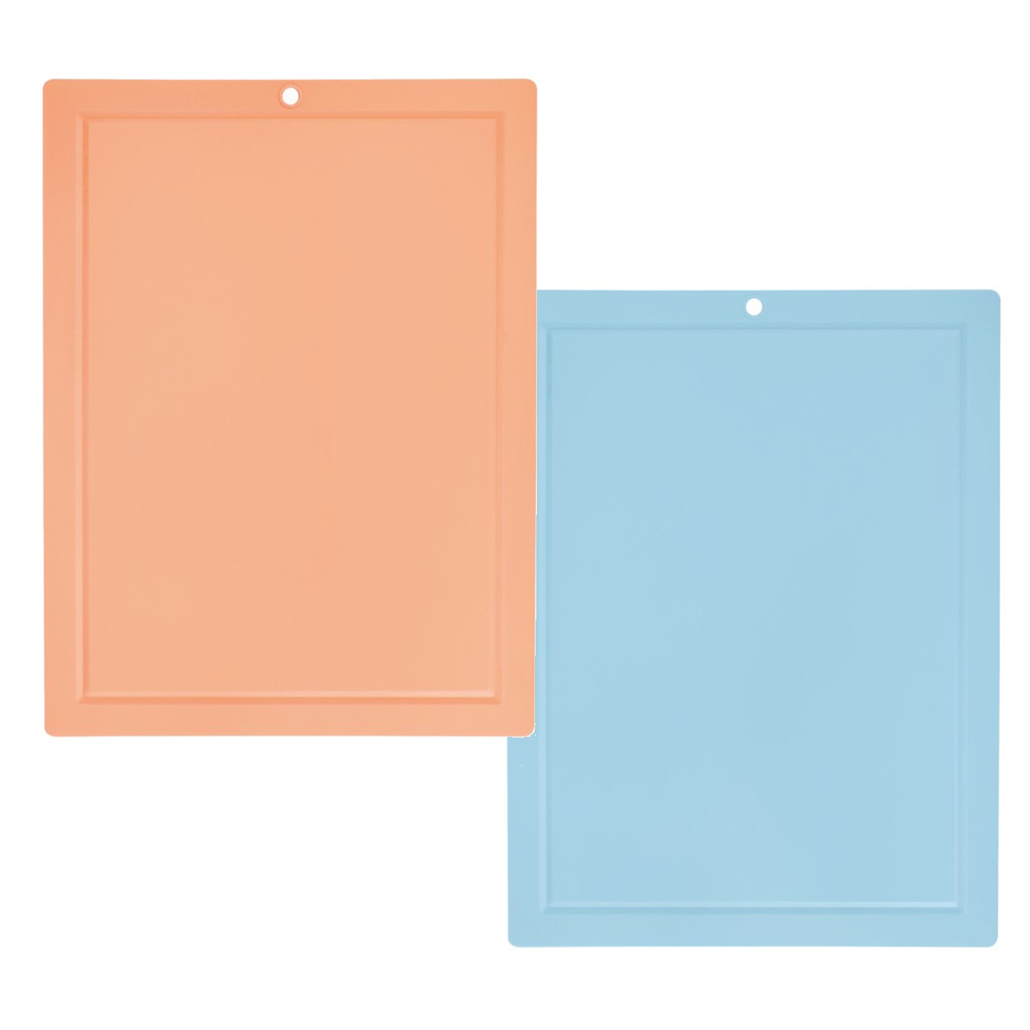 TPU Plus砧板組(二入一組)-海洋藍+芒果橘