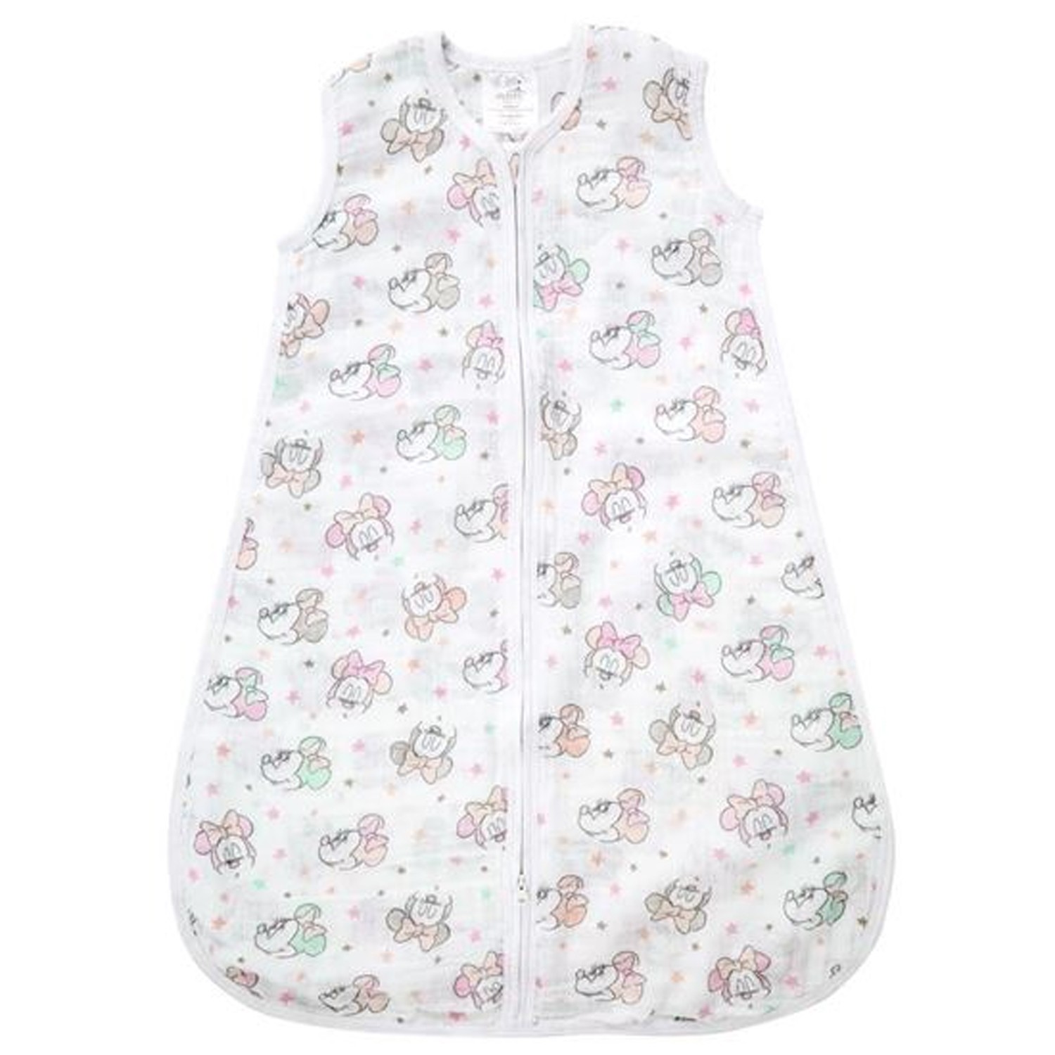 睡袋-迪士尼棉紗防踢睡袋-米妮M號 (肩寬：27cm  下擺最寬處：50cm  長度：76cm)-M號(6-12m ' 7-11kg' 66-79cm身高的嬰兒)