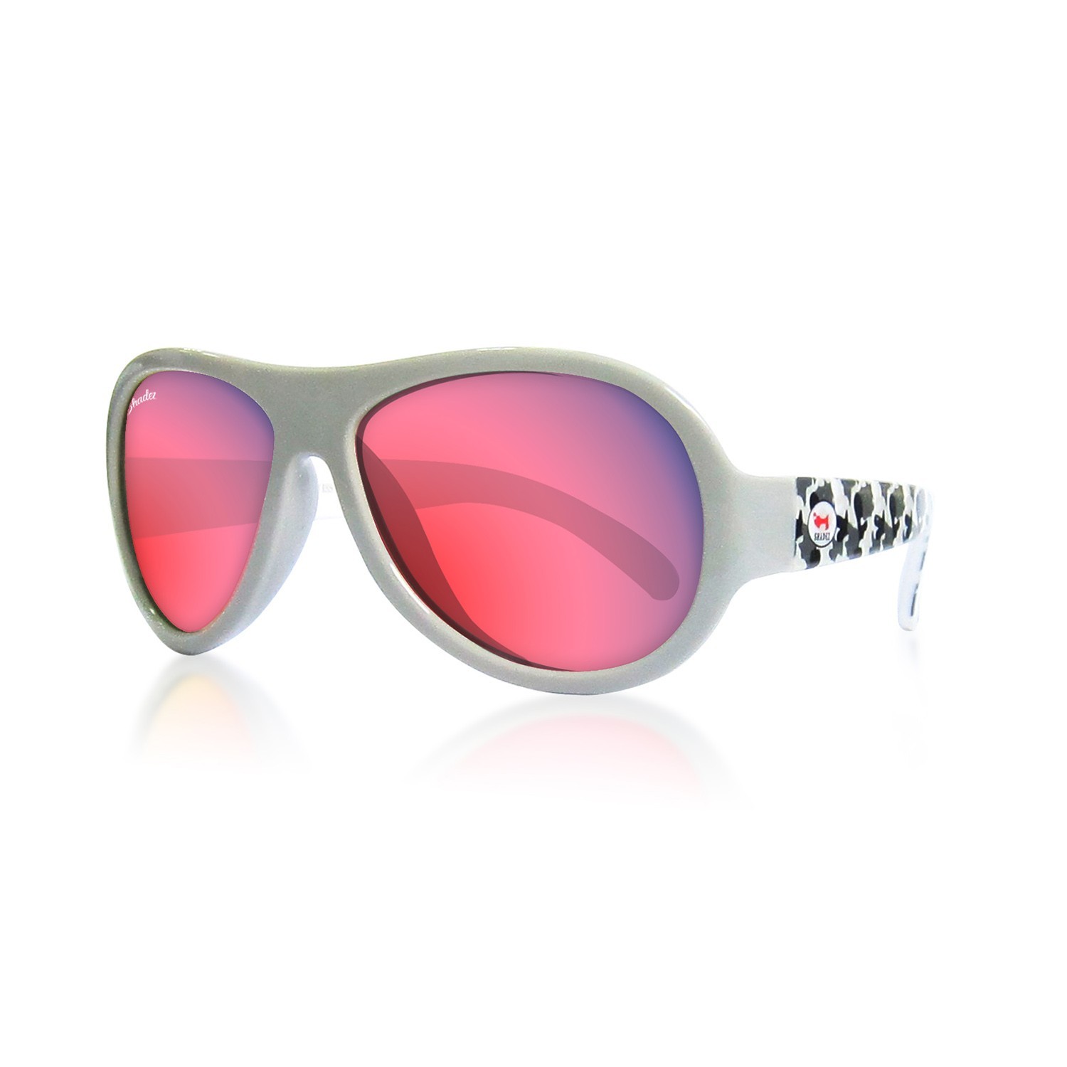 可彎折嬰幼兒時尚太陽眼鏡-迷彩太空船 (7Y~15Y)