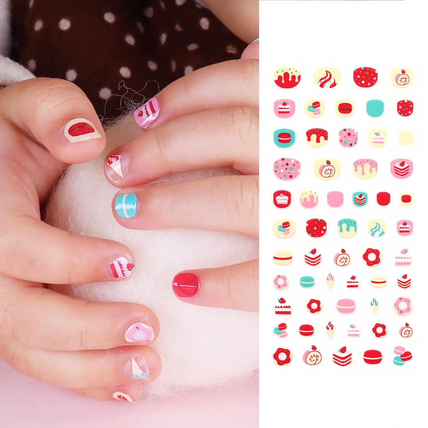 兒童凝膠指甲貼(適合3Y以上)-幸福點心籃