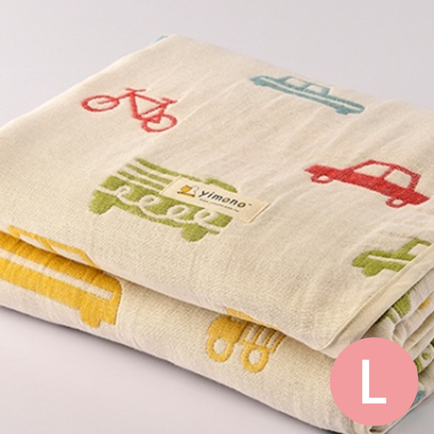 六層紗呼吸被-交通工具 (L)-140 * 190cm