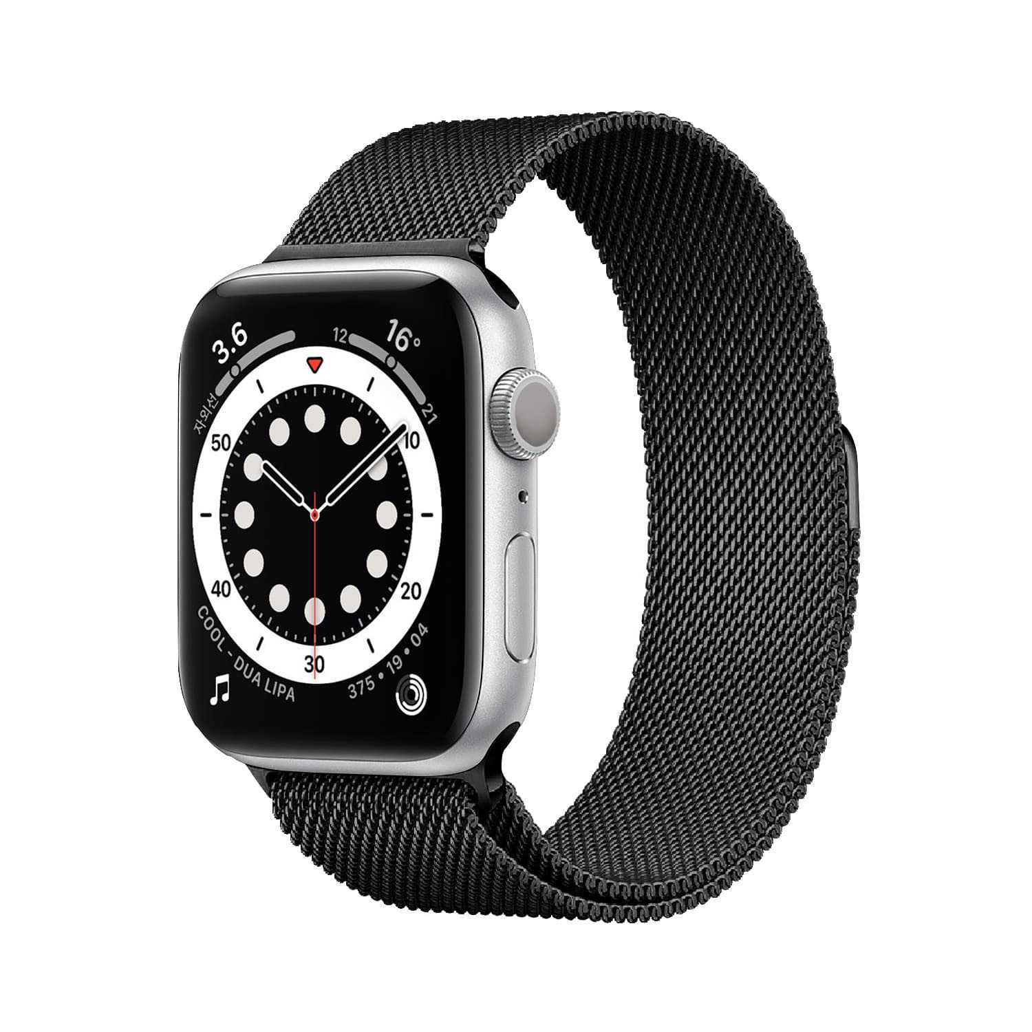 Apple Watch 米蘭金屬磁吸式錶帶-尊爵黑 (38/40/41mm)