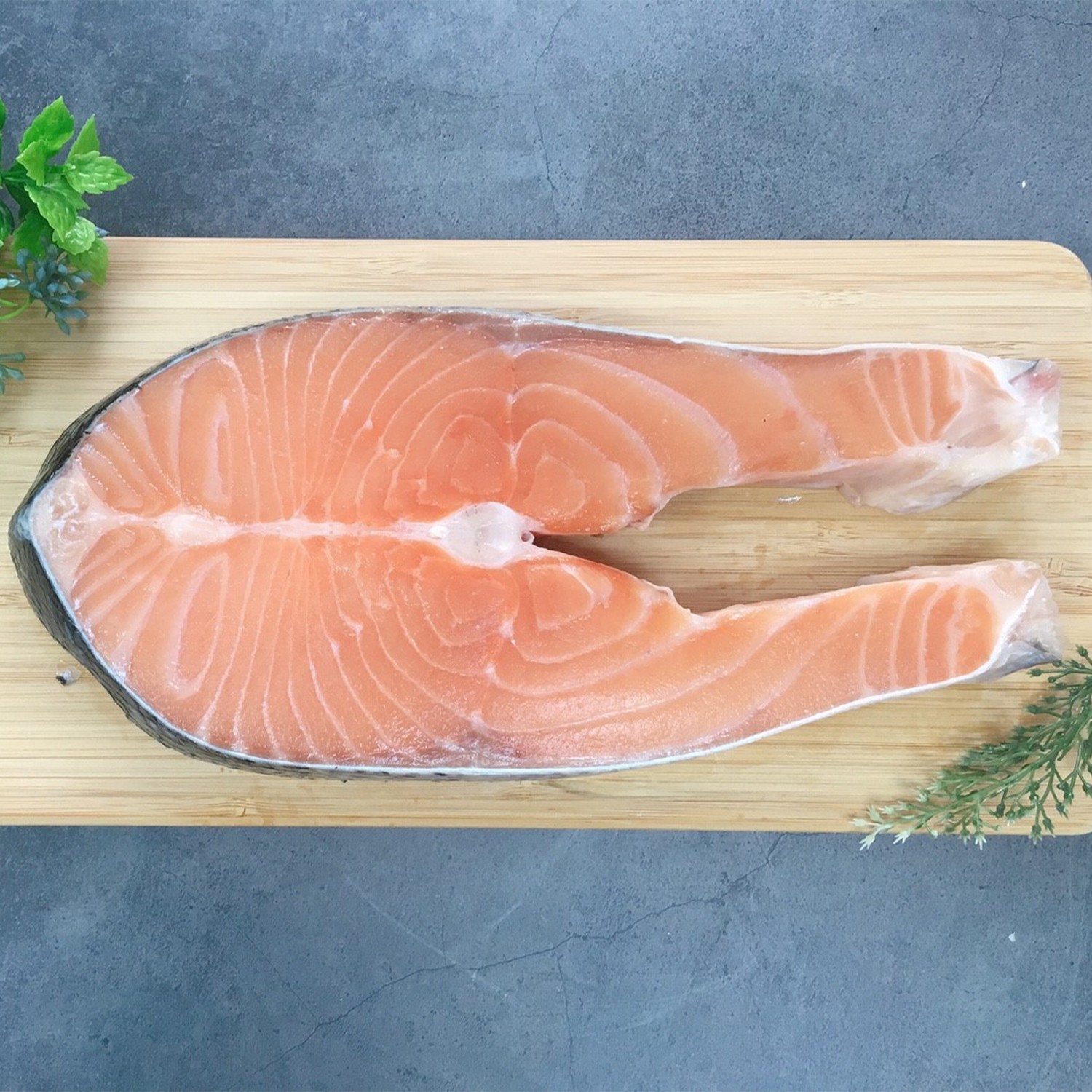 嚴選-智利極凍厚切鮭魚(大) 500公克/片