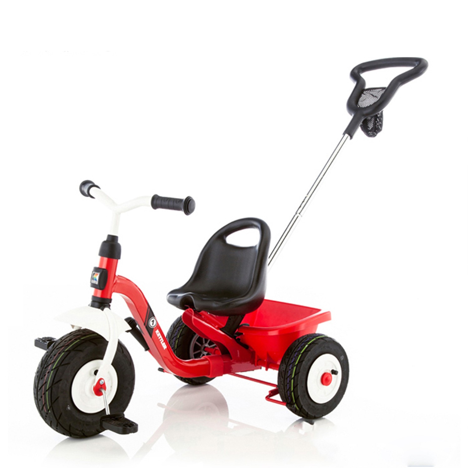 頂級2合1三輪推車-酷炫紅