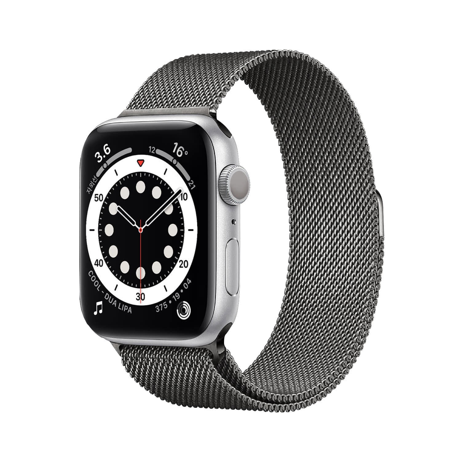 Apple Watch 米蘭金屬磁吸式錶帶-太空灰 (38/40/41mm)