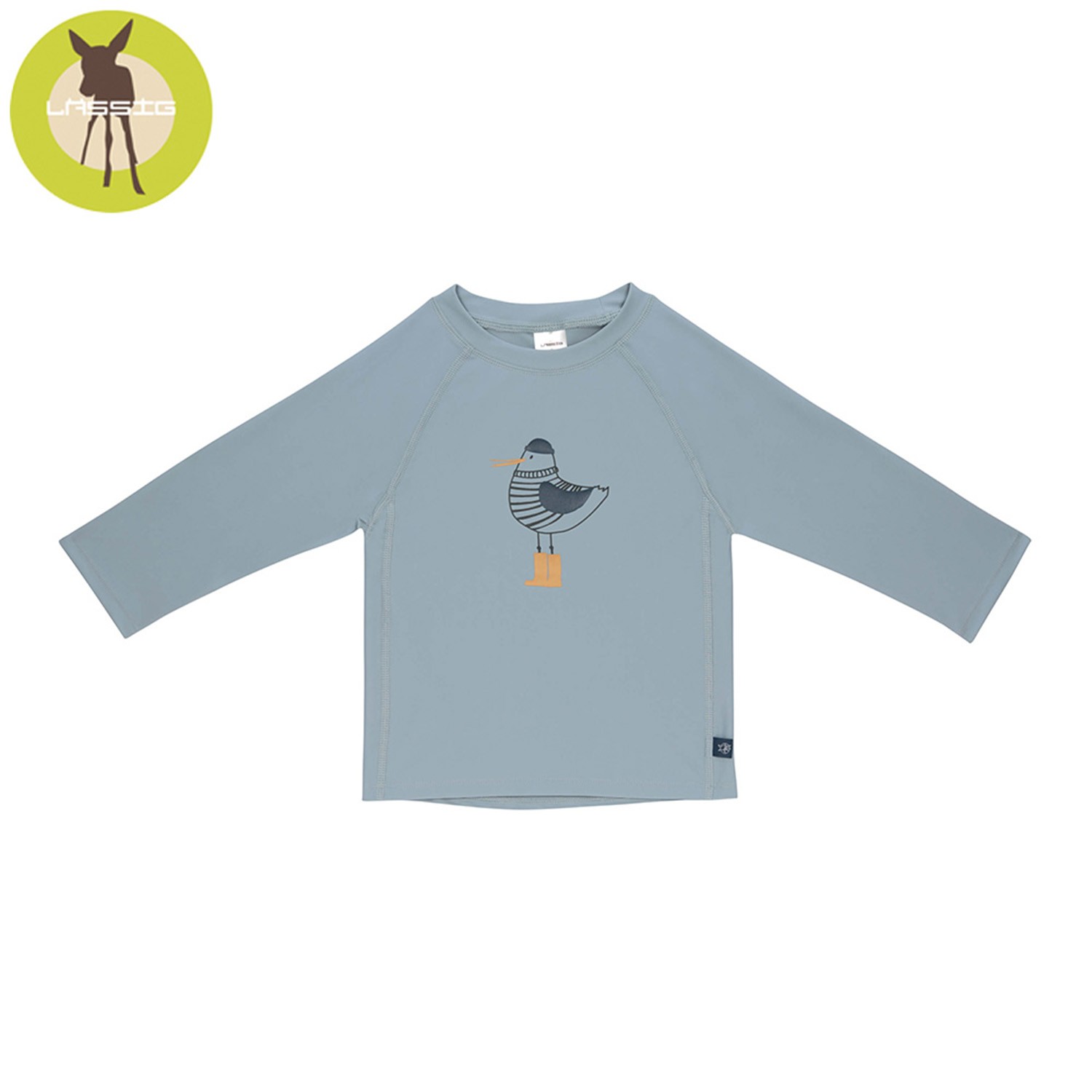 嬰幼兒抗UV長袖泳裝上衣-海鷗先生 (12個月)