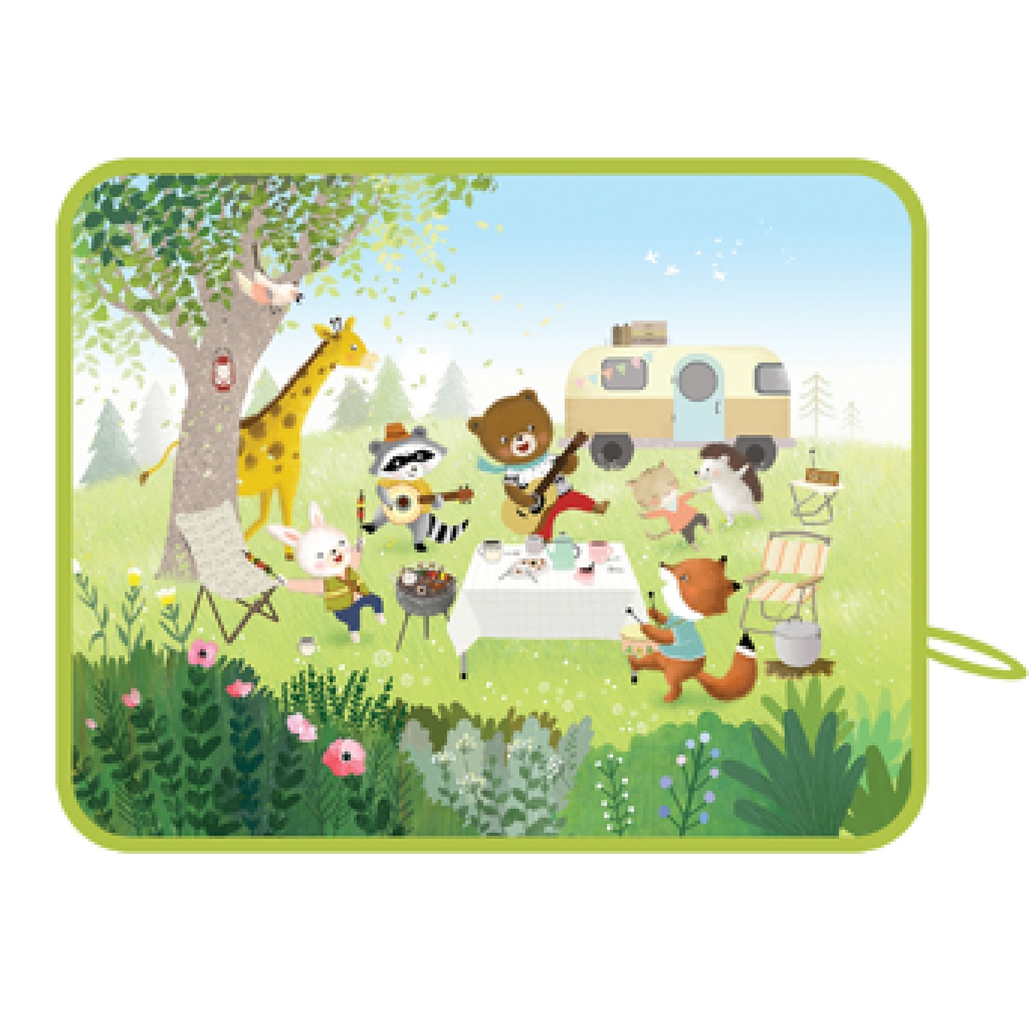 磁性遮陽簾-森林野餐-2020年新款