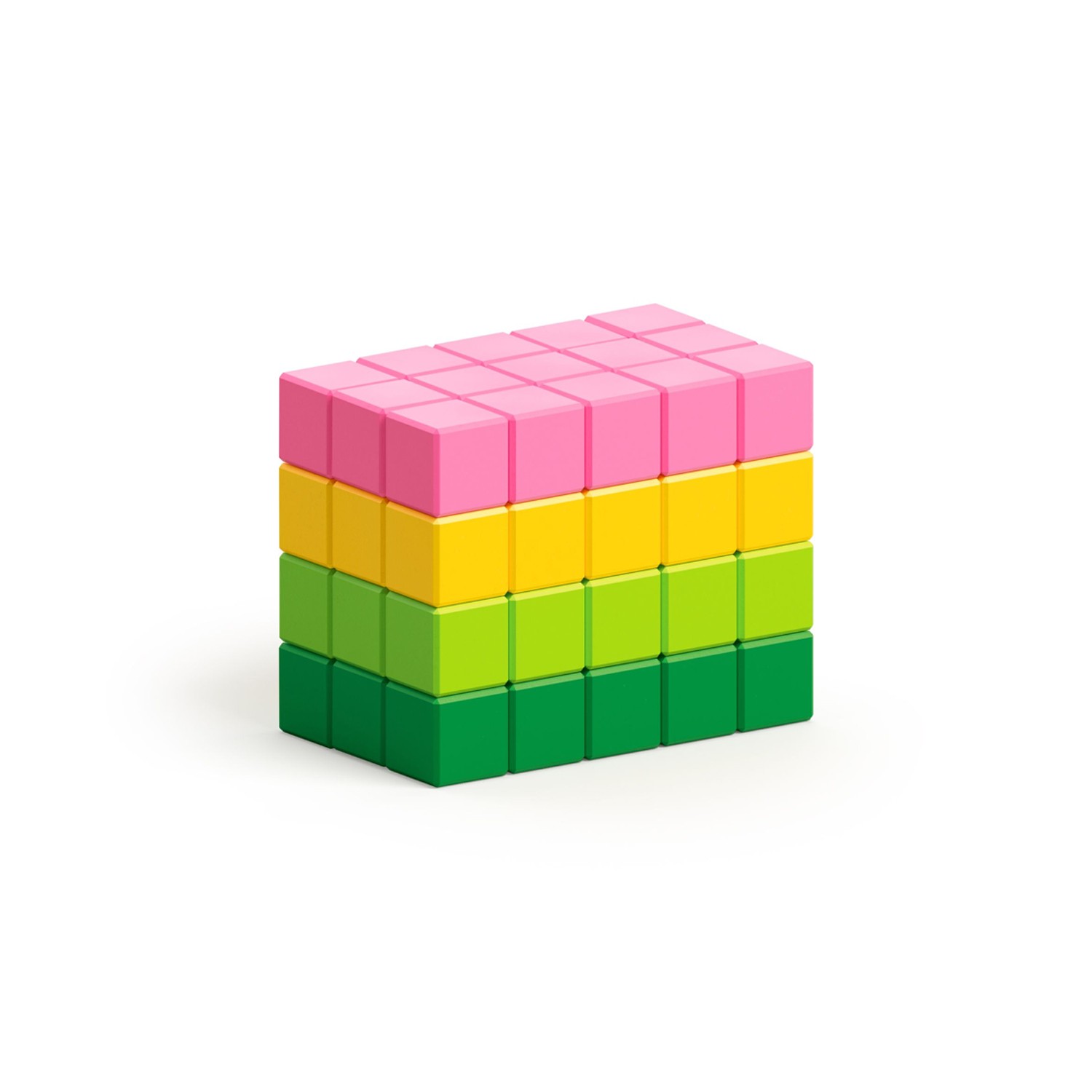 磁力像素小魔方-抽象系列-熱帶叢林60