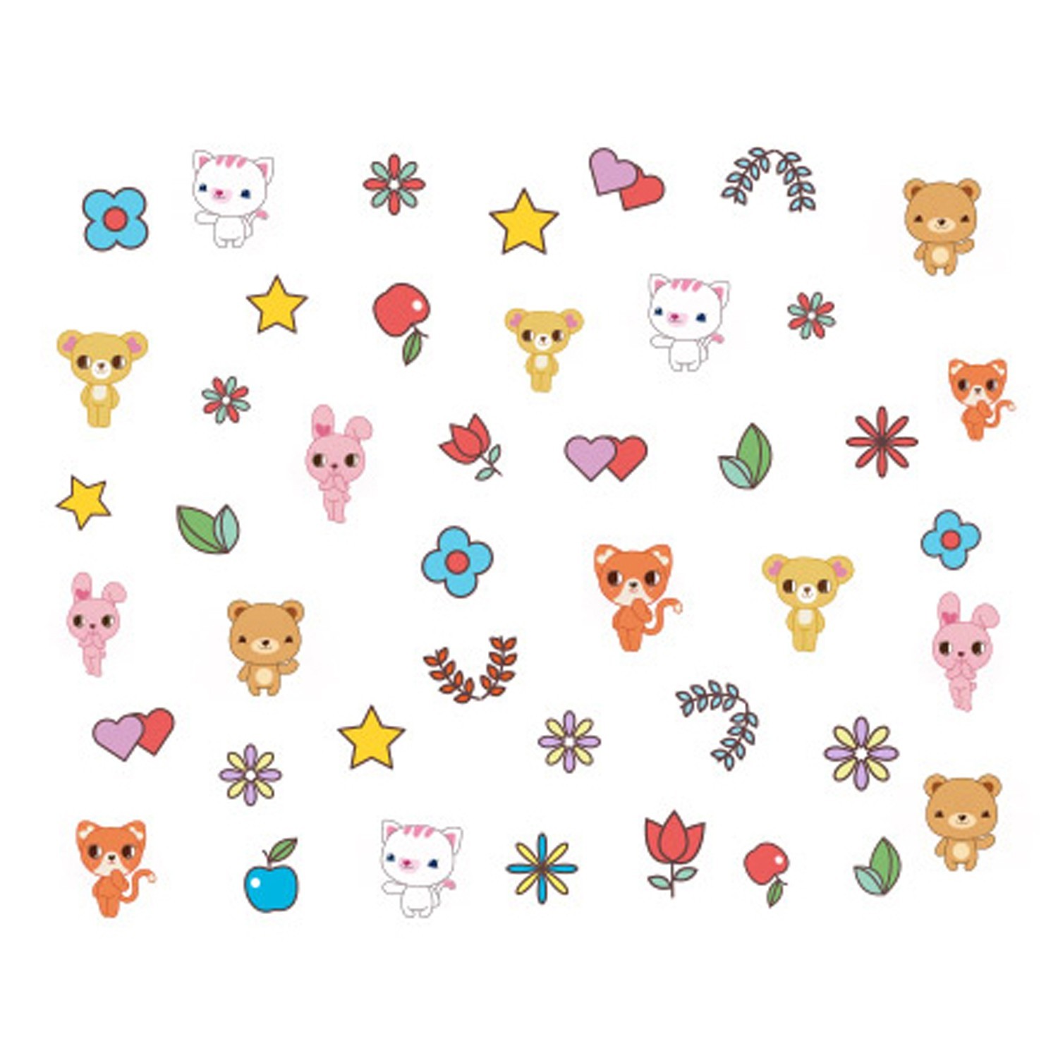 裝飾用指甲貼-動物好朋友-團購專案