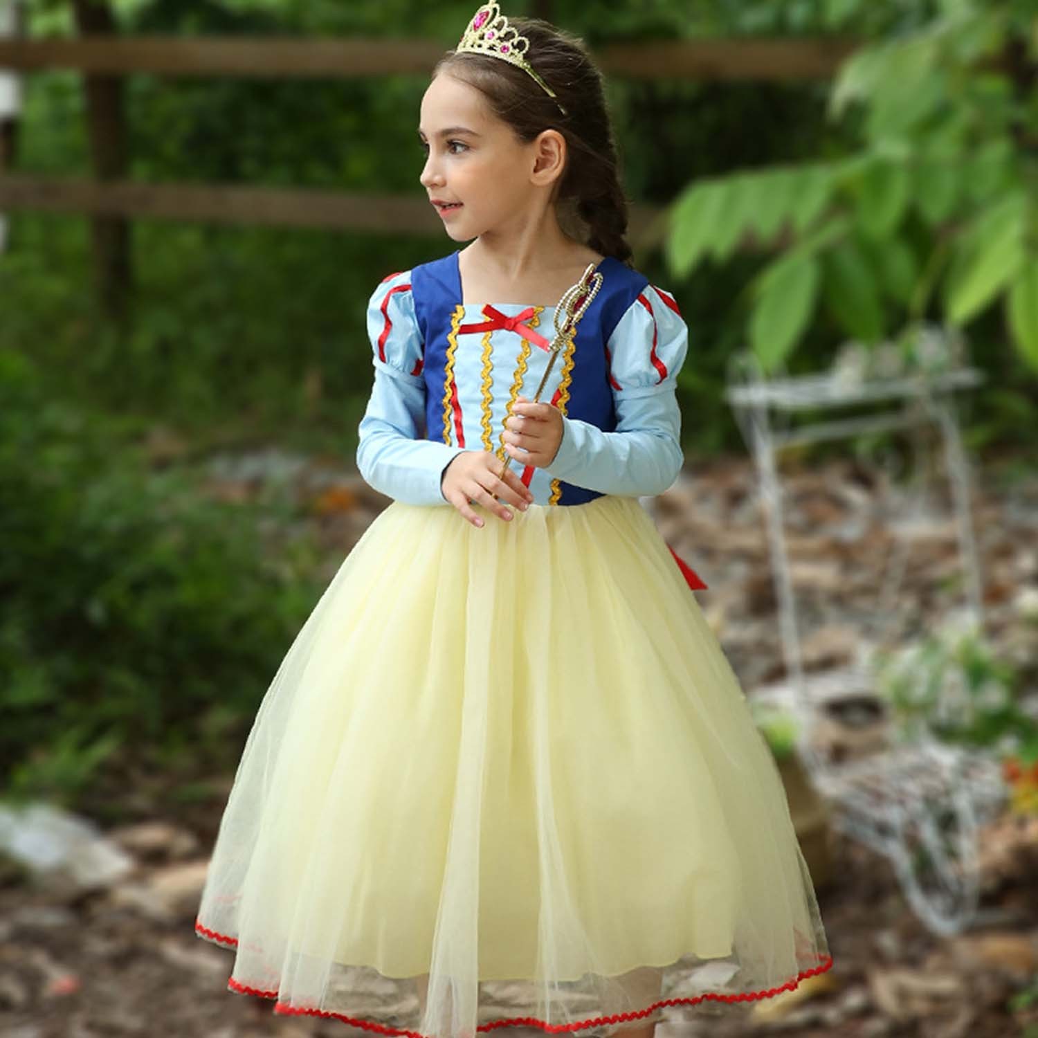 萬聖cosplay造型服裝-白雪公主 (110cm)