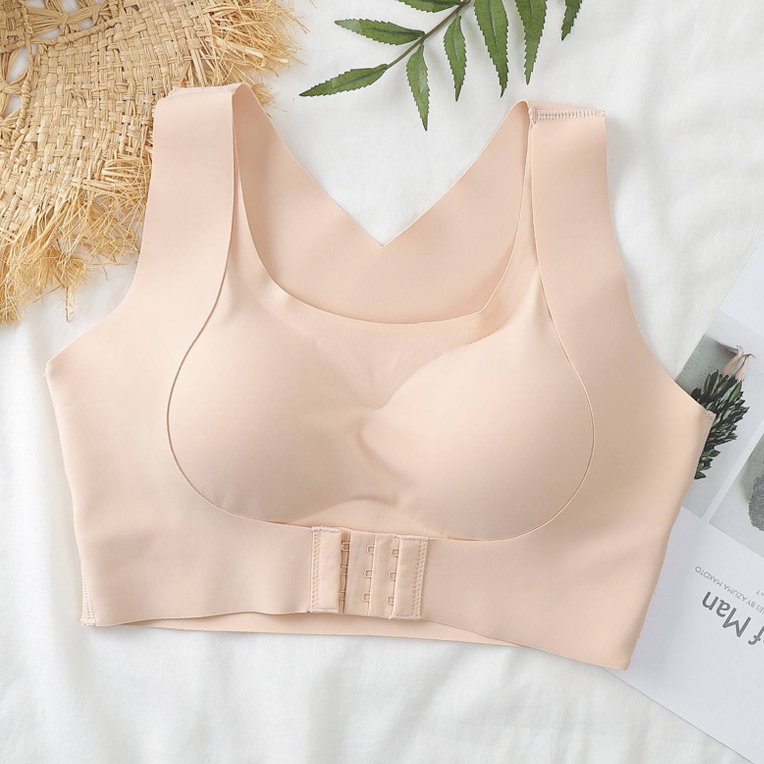 挺胸超集中隱形內衣-米色 (M)