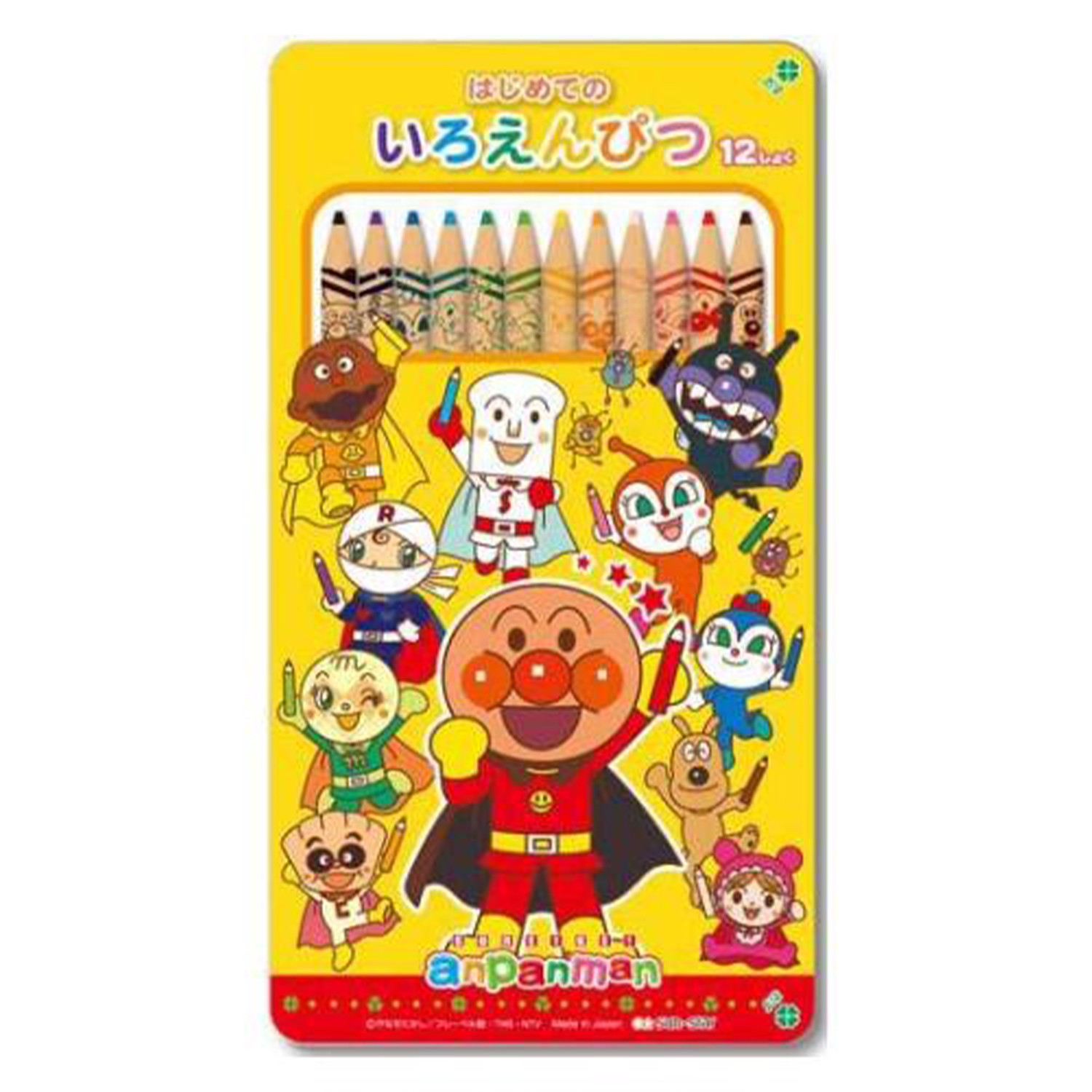 麵包超人12色色鉛筆-18.2*10*1.2cm