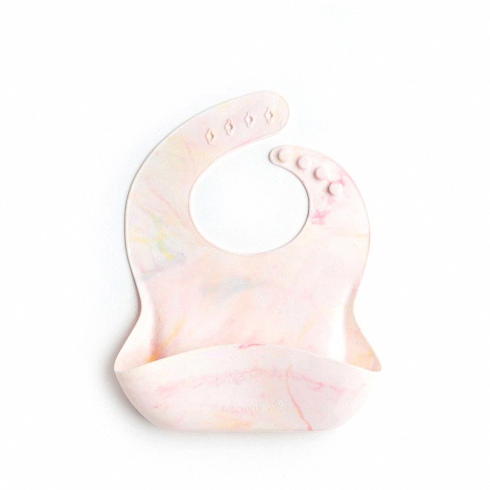 寬口立體矽膠防漏圍兜/防水圍兜-彩虹渲染 (290x230x75mm)