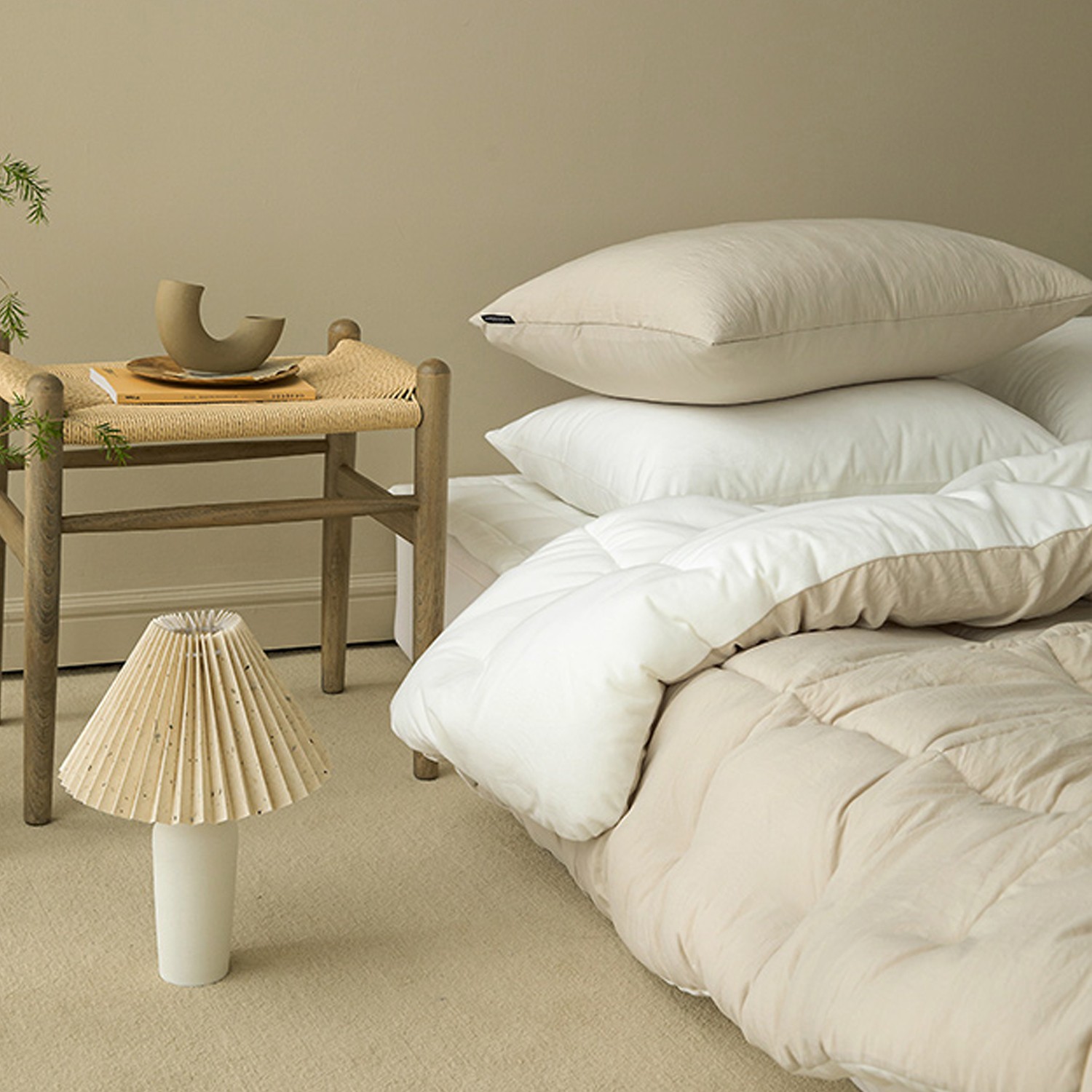 可水洗超細纖維雲朵棉被-香草冰淇淋 (150X200cm)