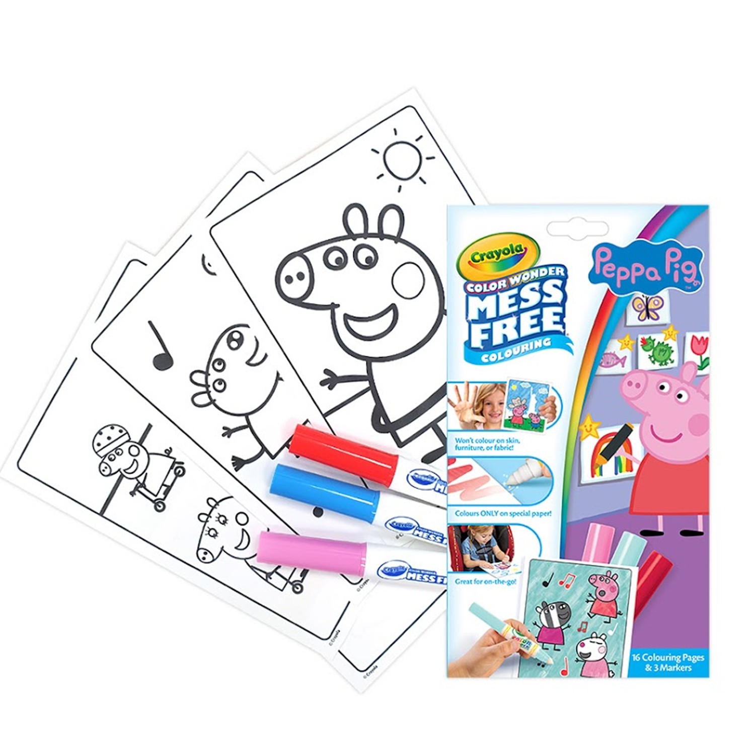 神彩著色套裝-佩佩豬(迷你包)