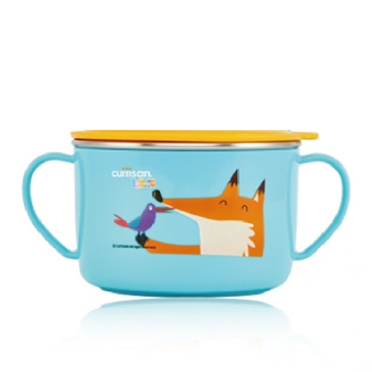 兒童酷夢系列-小狸湯碗 (650ml)-愛麗絲藍