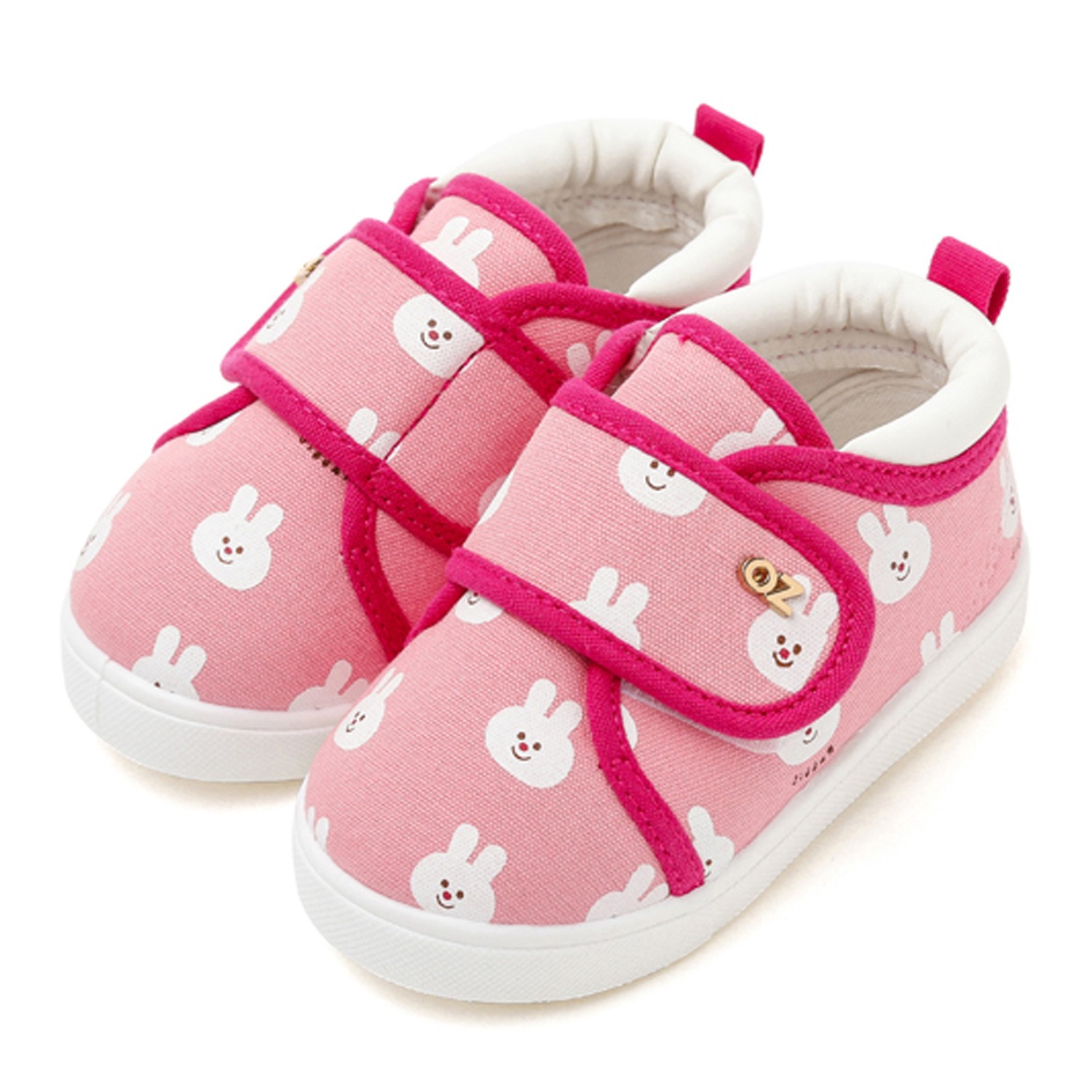 魔鬼氈兒童休閒鞋/室內鞋-兔兔 (140)