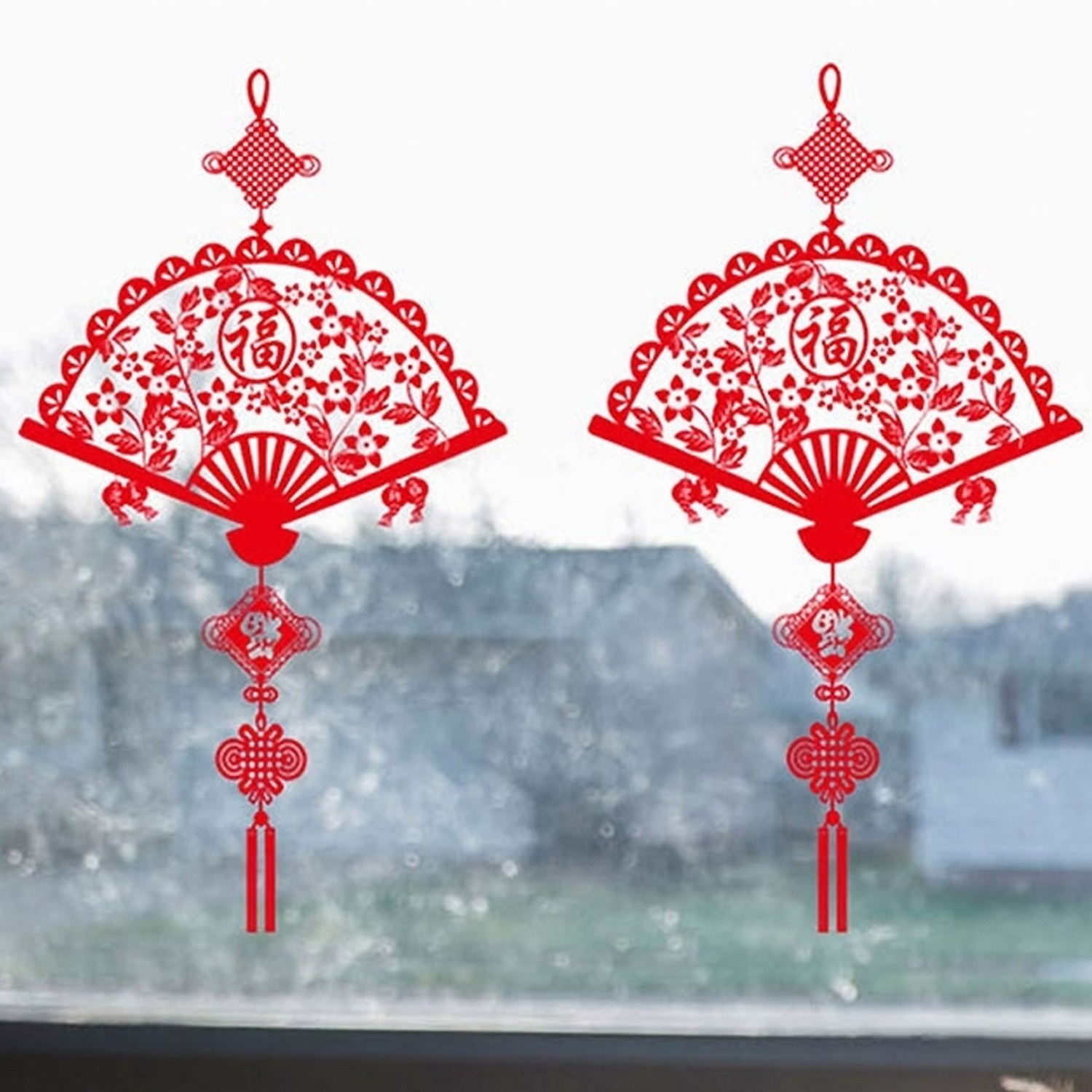 時尚壁貼-福扇吊飾SK6803ds (45cm*60cm)