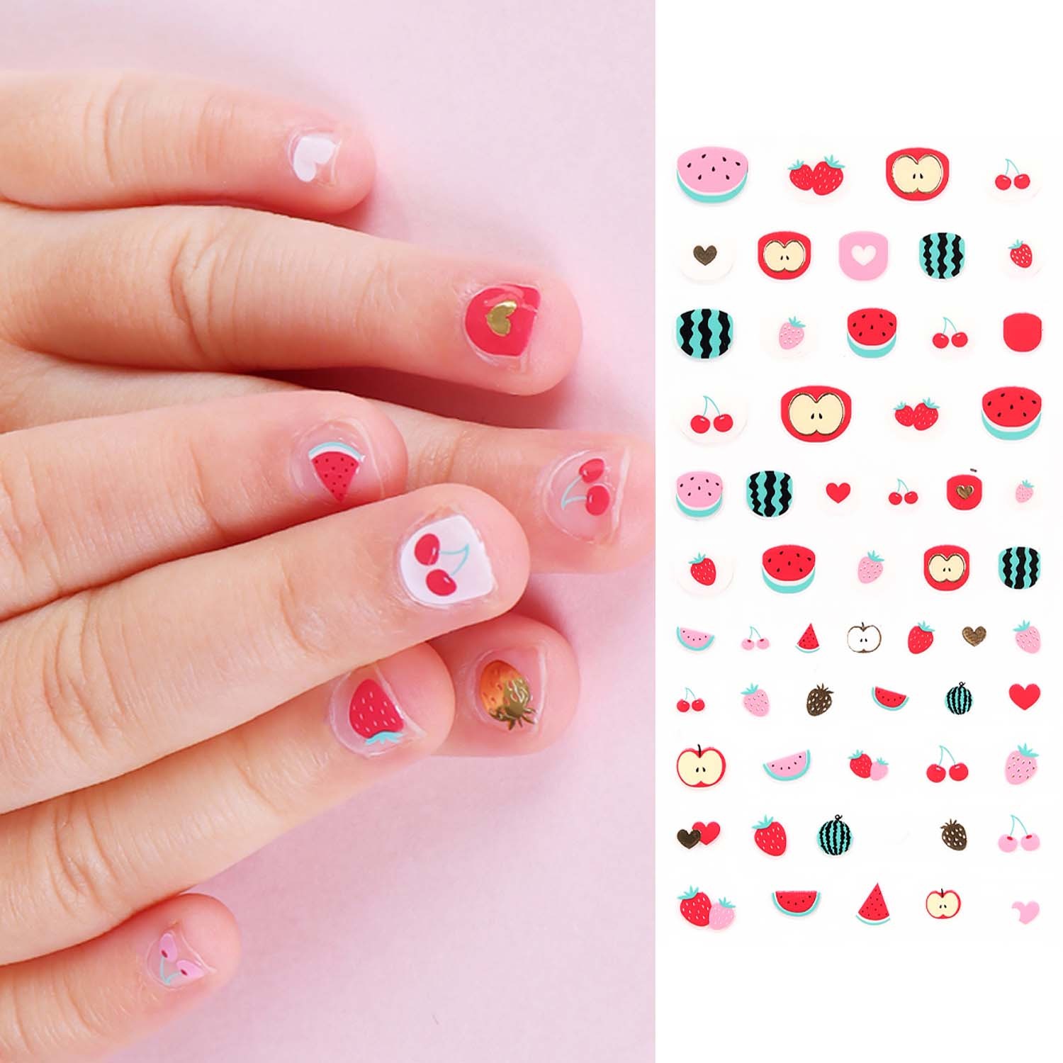 兒童美甲貼(適合3Y以上)-水果派對