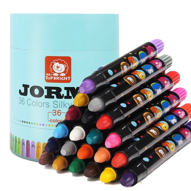 小小藝術家安全可水洗絲滑蠟筆-36色