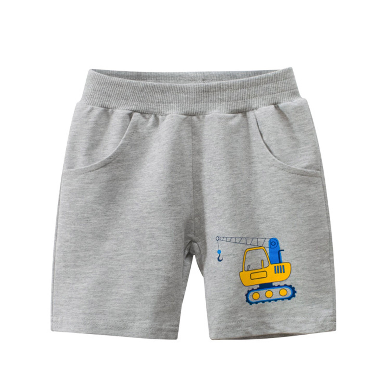 交通工具五分褲-花灰 (90cm)