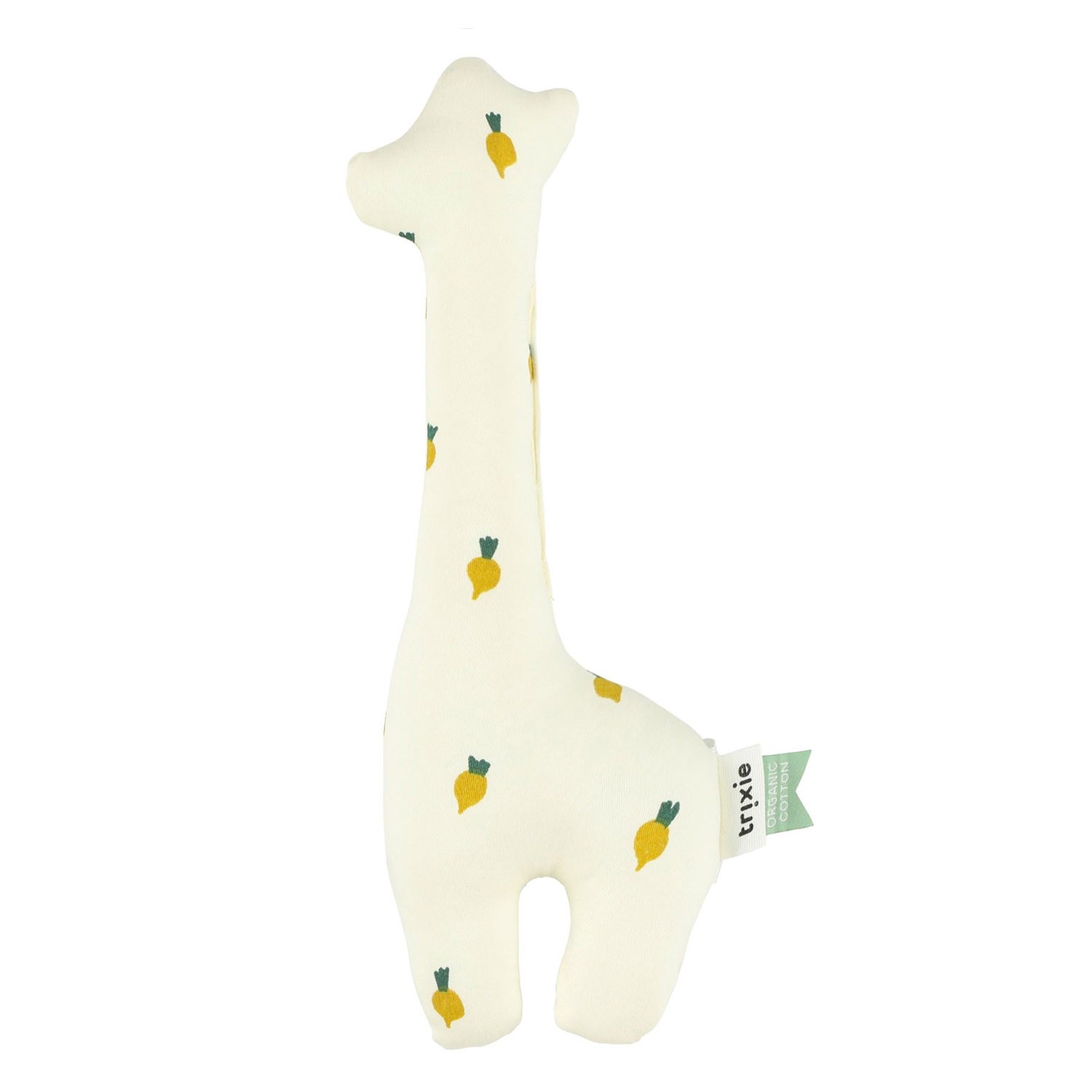 有機棉長頸鹿搖鈴-活力蘿蔔