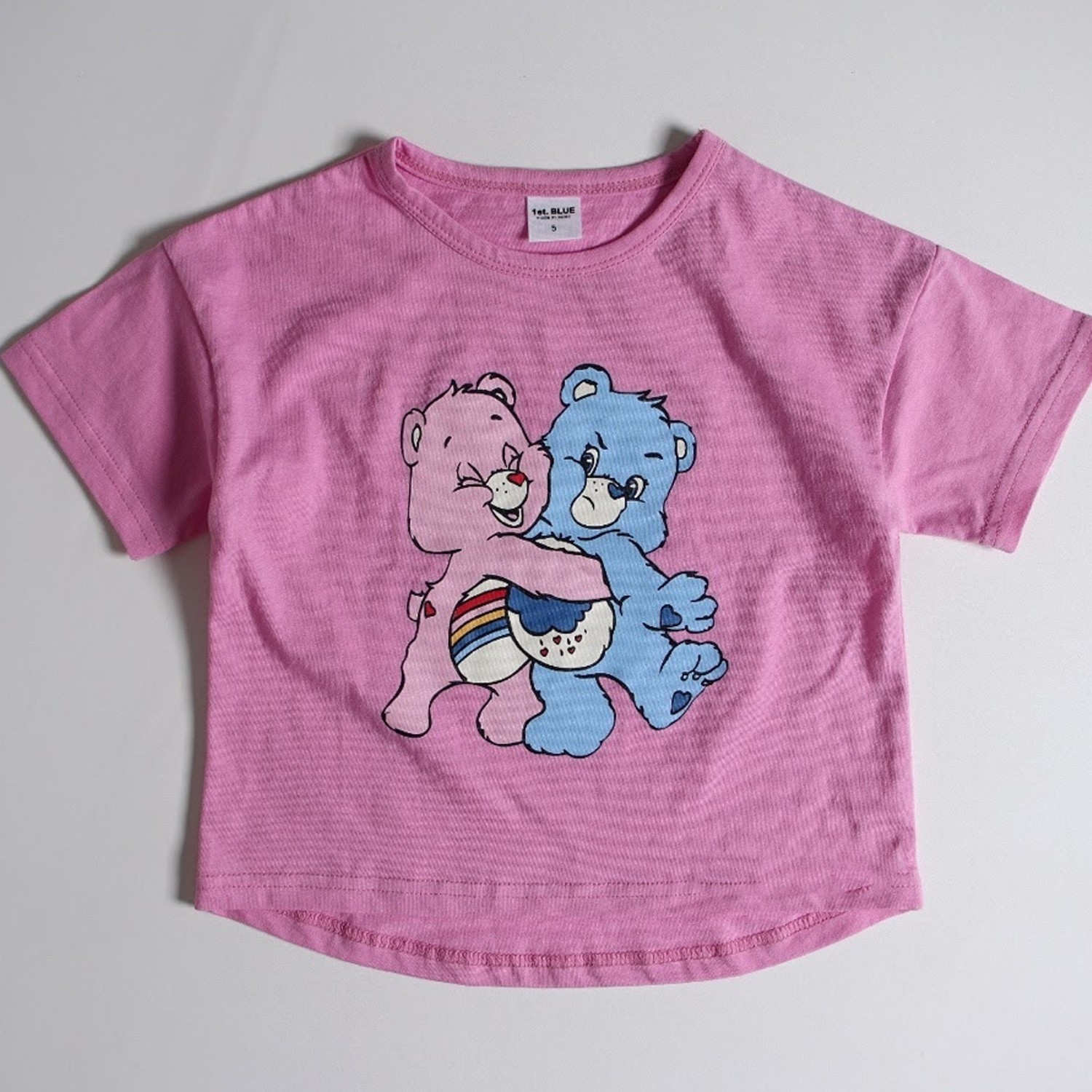 愛心熊T-粉紅 (5號(90-95cm,10-13kg))