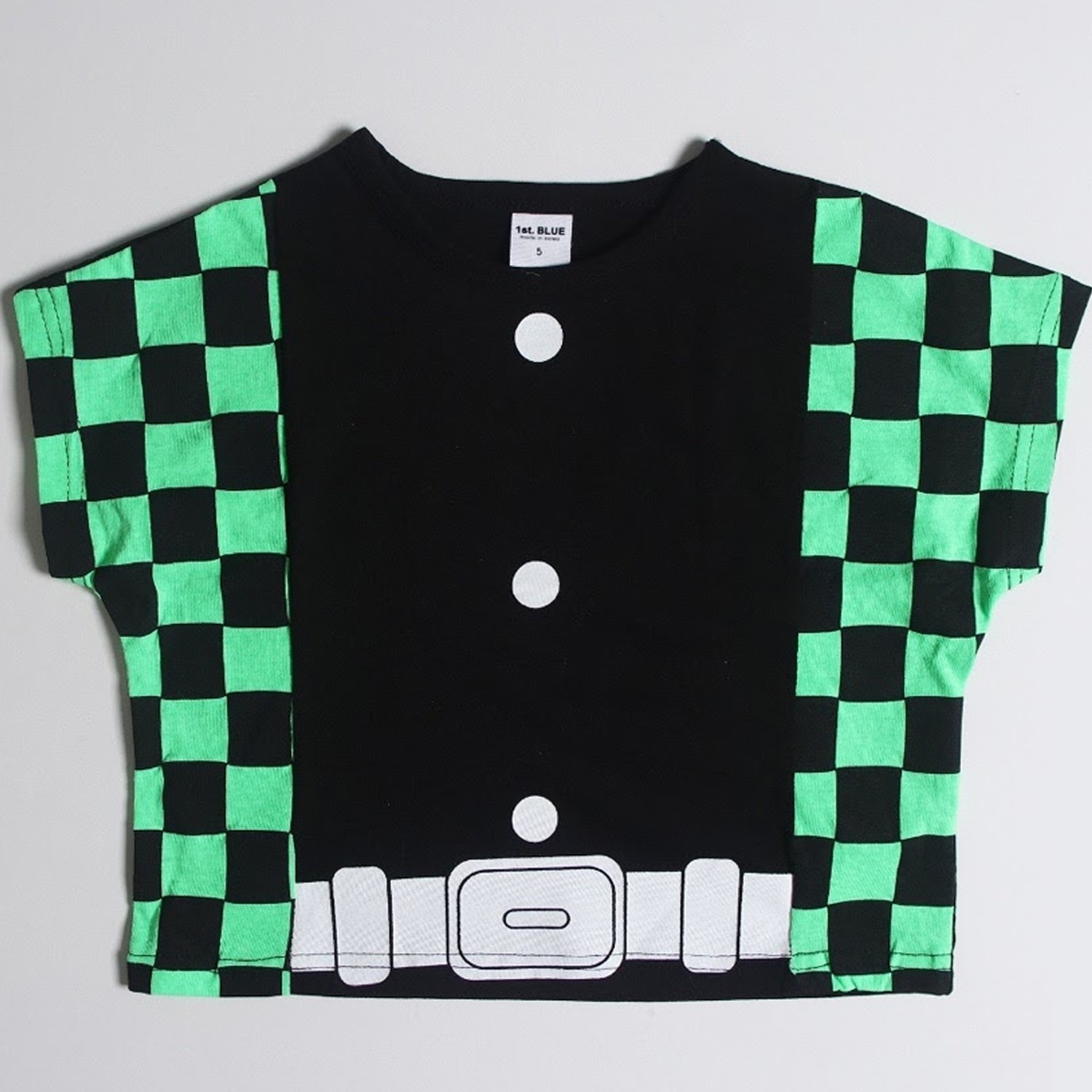 鬼滅的腰帶T-黑 (5號(90-95cm,10-13kg))