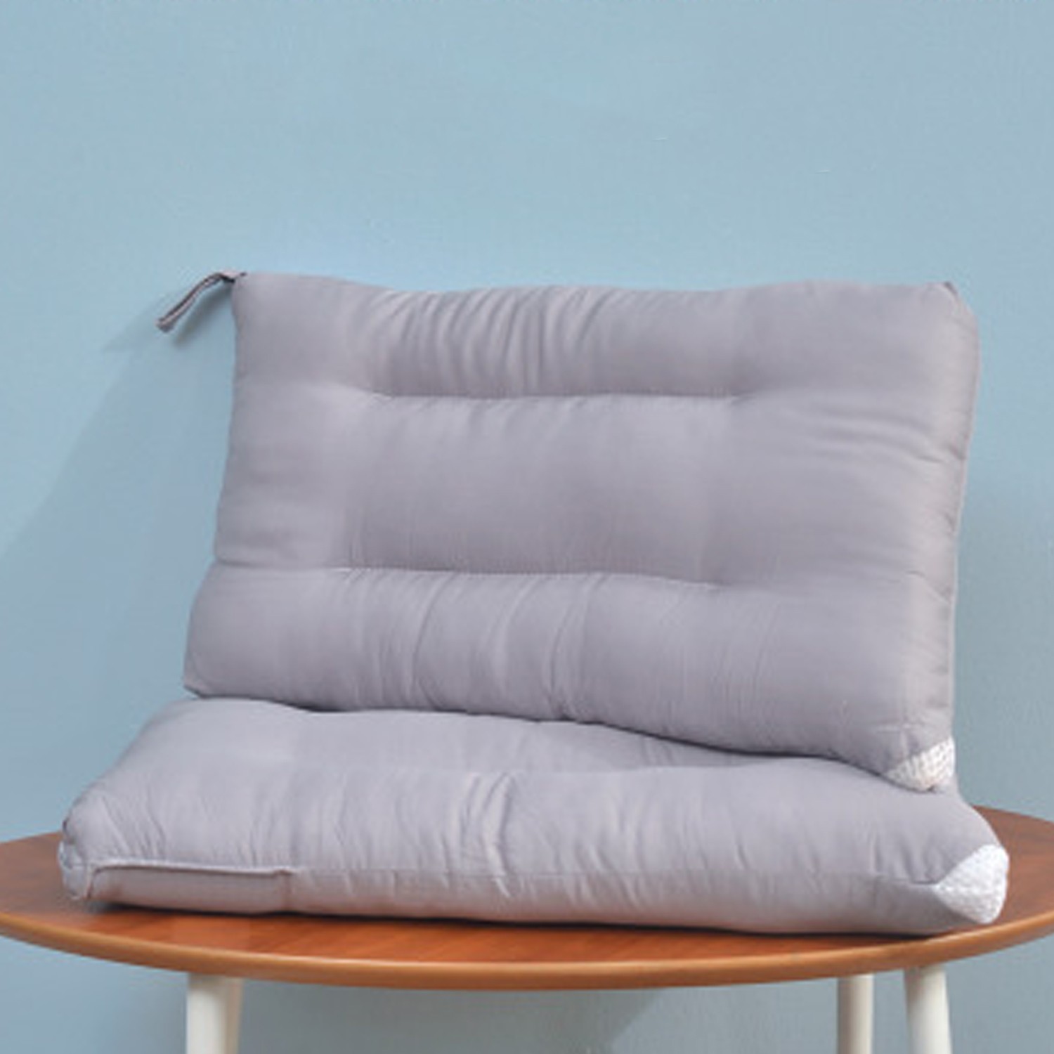 天絲可水洗抑菌兒童枕-薄霧灰 (30x50cm)-1入