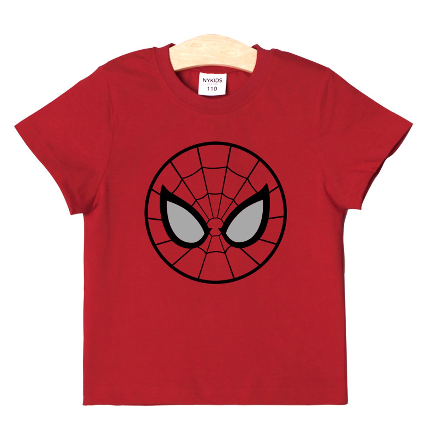 純棉T-大頭蜘蛛人-紅 (110號)