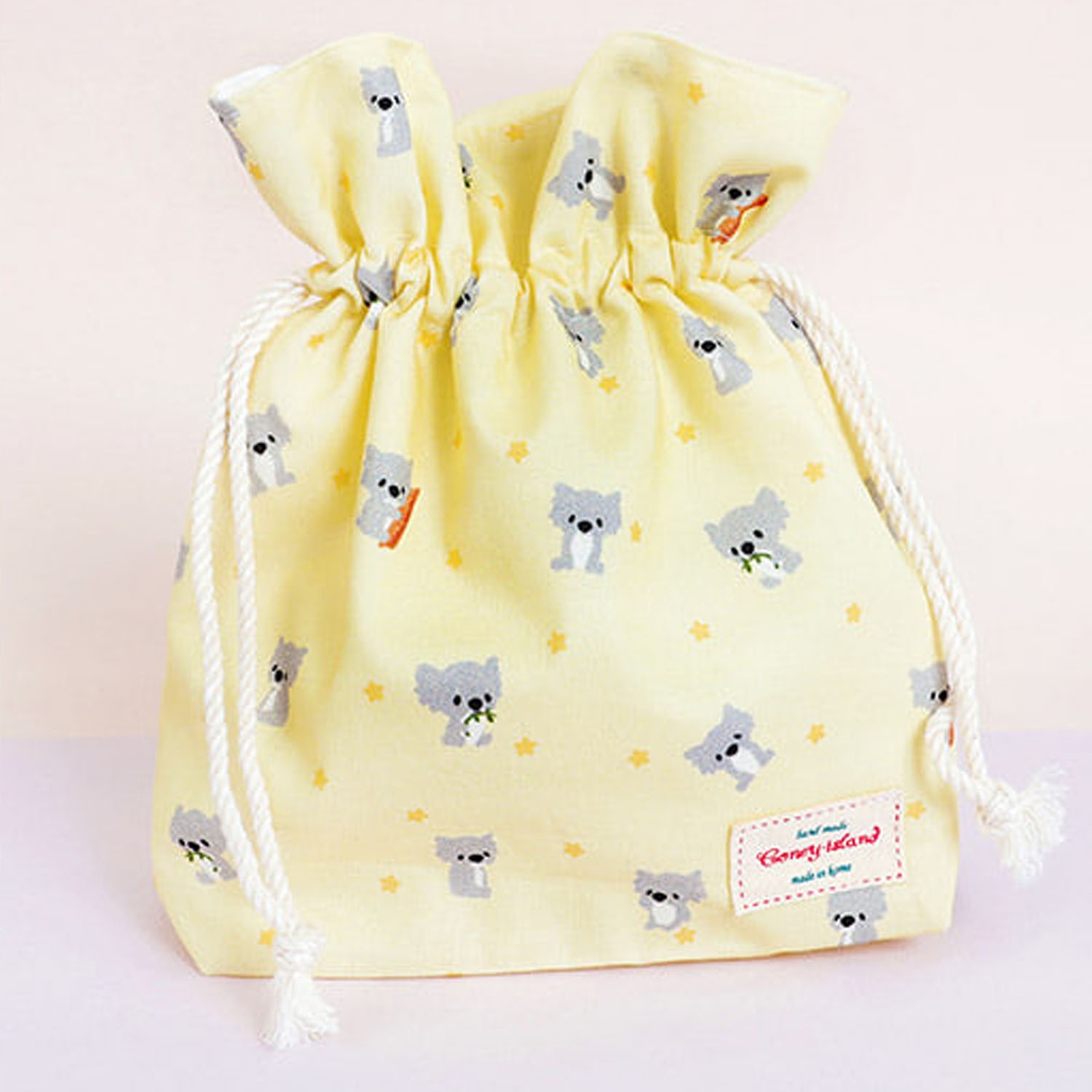 防水束口便當袋/收納袋-萌萌無尾熊 (25.5X25.5X8cm)