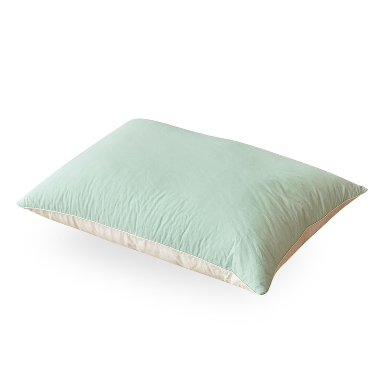 雙色高密度60棉枕套-薄荷葉茶 (50X70cm)