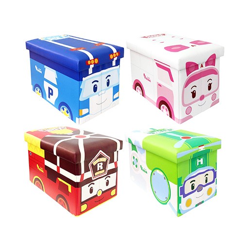 救援小英雄波力收納箱(四入)-POLI+AMBER+ROY+HELLY