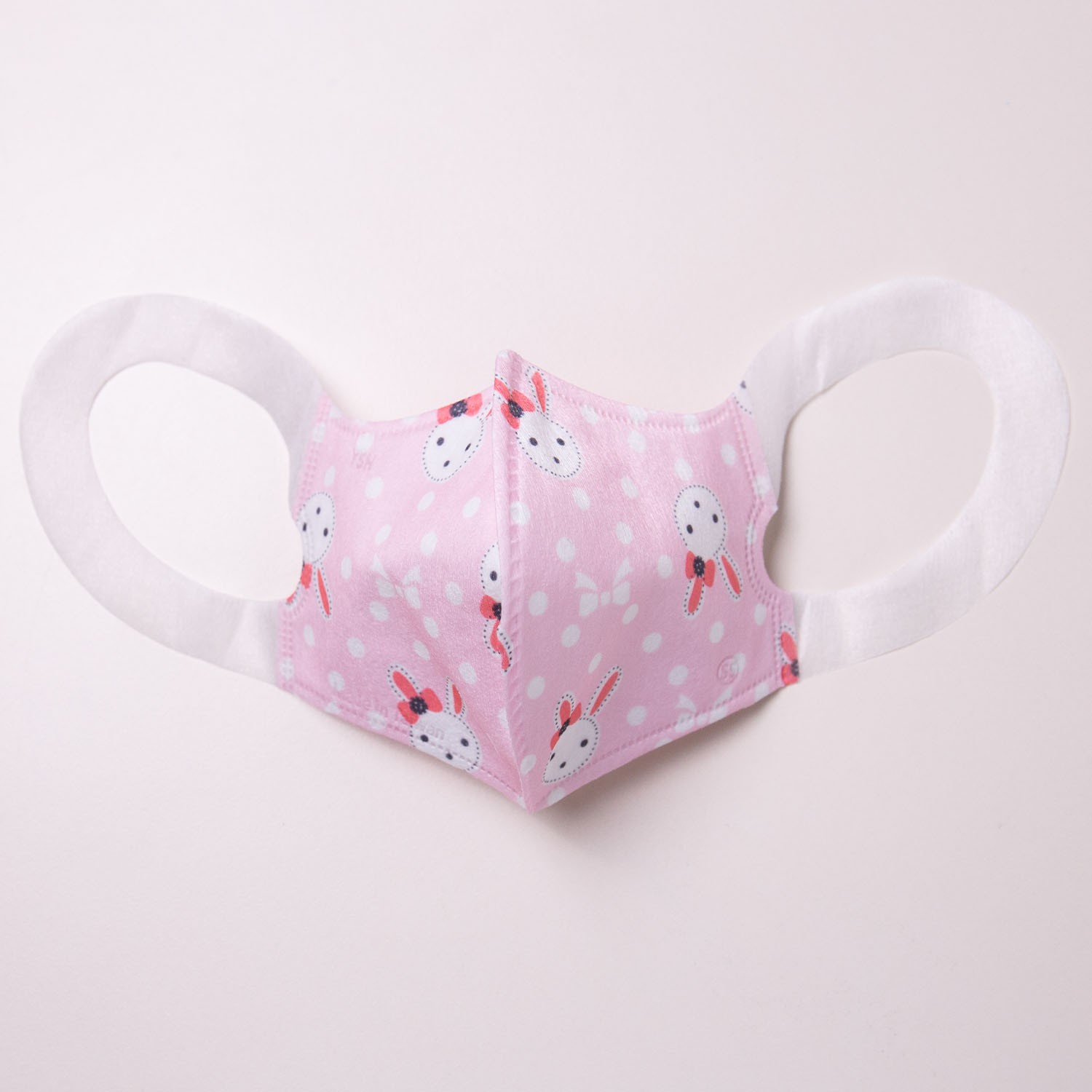 幼幼/兒童3D立體醫療口罩/台灣製(未滅菌)-可愛兔子 (14.5x10cm-建議1-4歲)-50入/盒