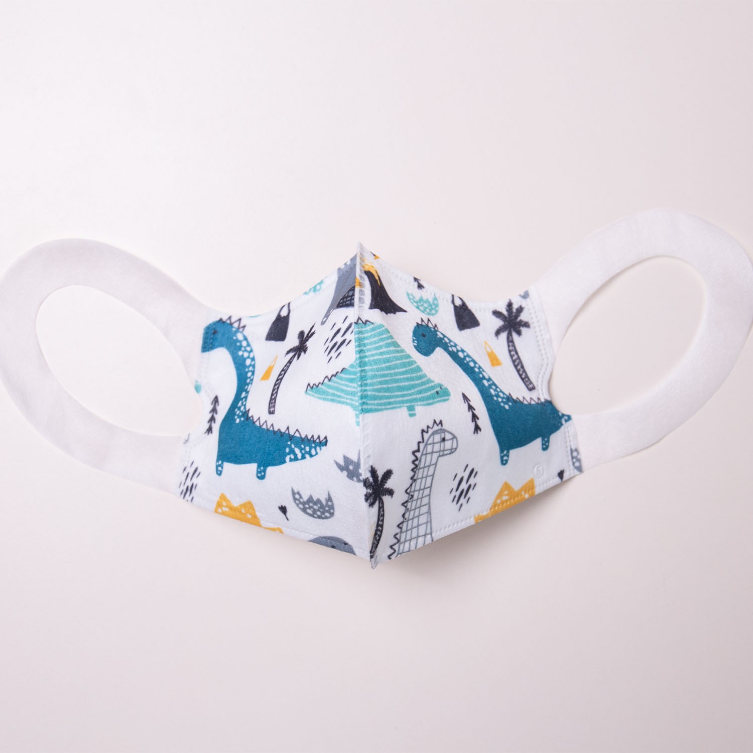 小童/兒童3D立體醫療口罩/台灣製(未滅菌)-恐龍王國 (16x11cm-建議5-7歲)-50入/盒